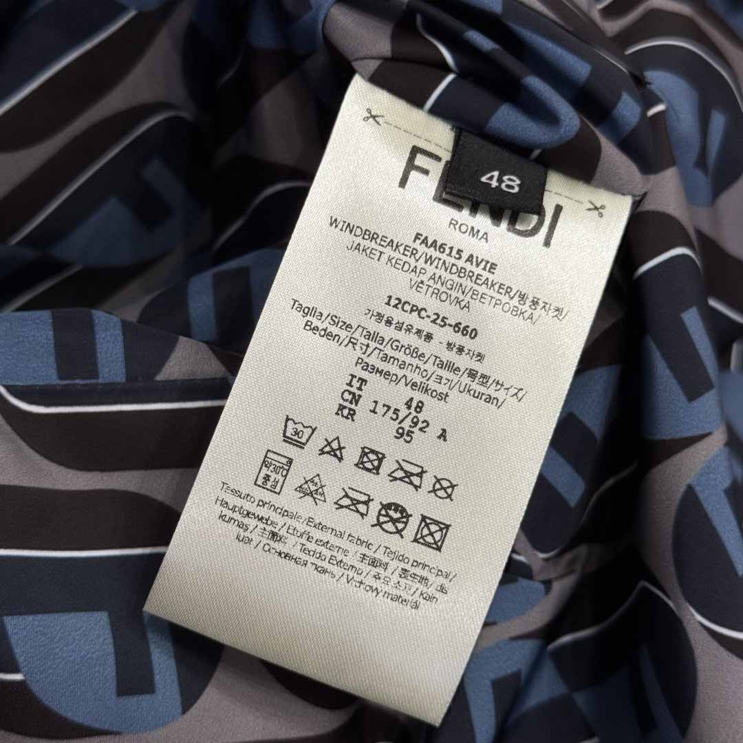 Fendi Men's Reversible Nylon Windbreaker - FashionPlug