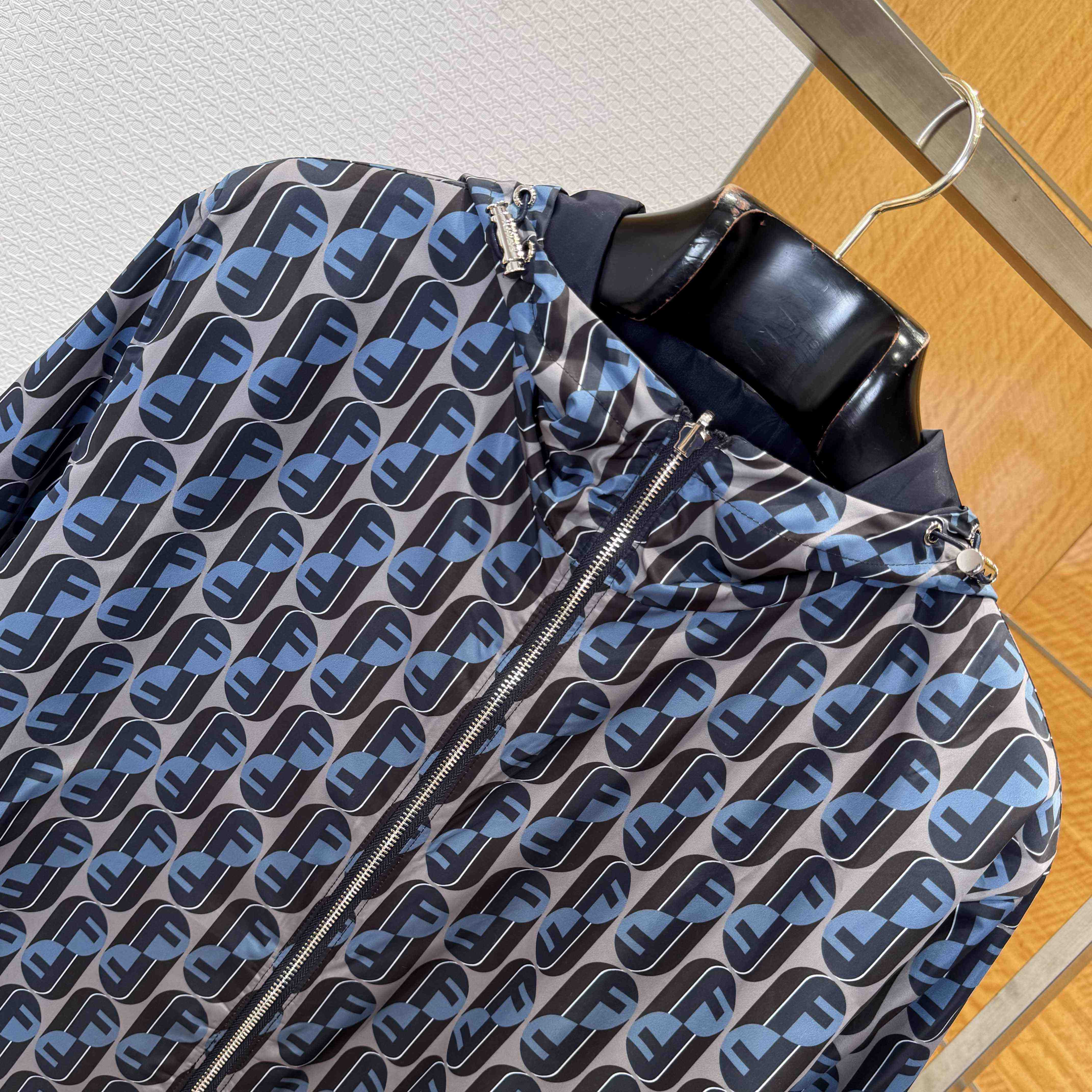 Fendi Men's Reversible Nylon Windbreaker - FashionPlug