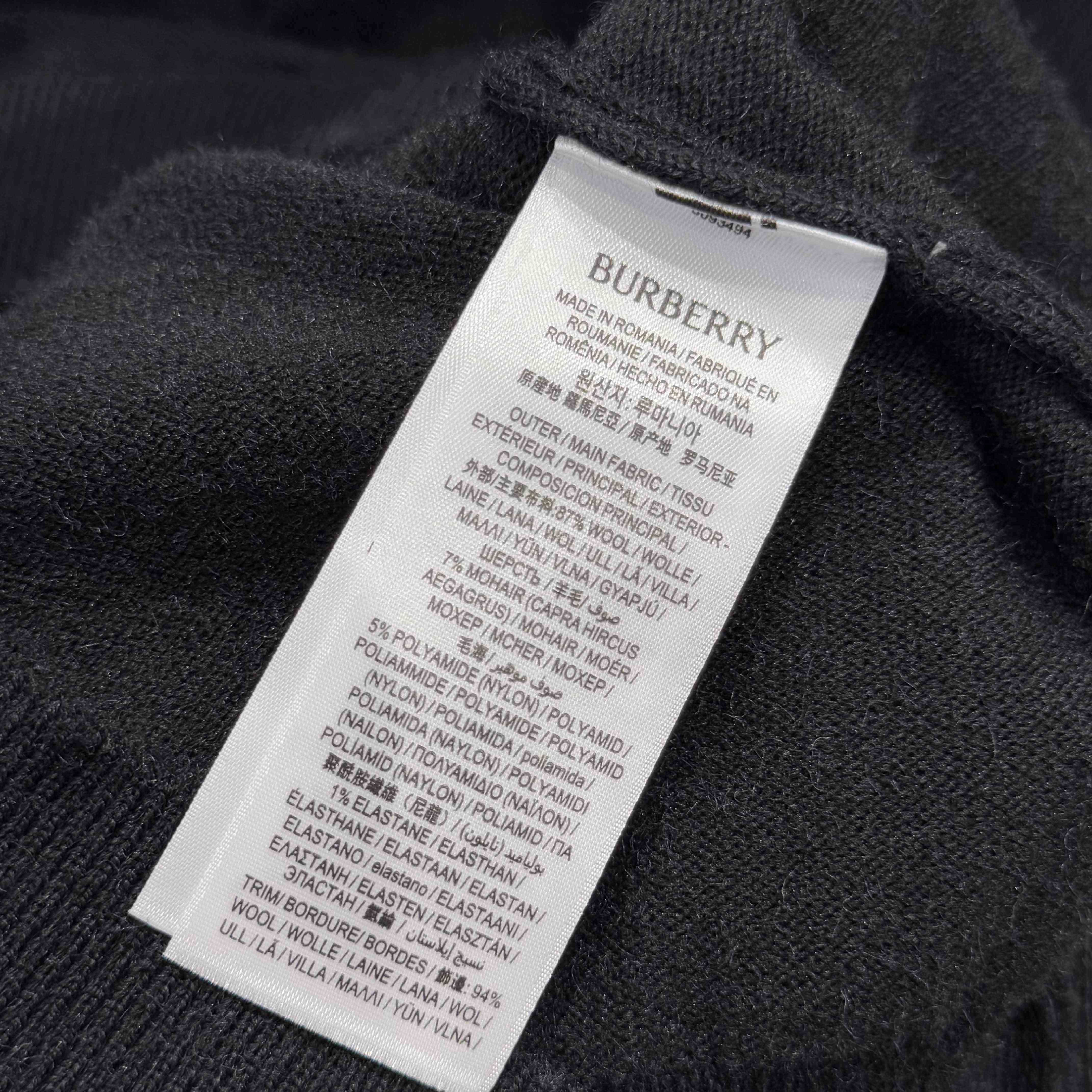 Burberry Long-sleeve Cashmere Blend Polo Shirt - FashionPlug