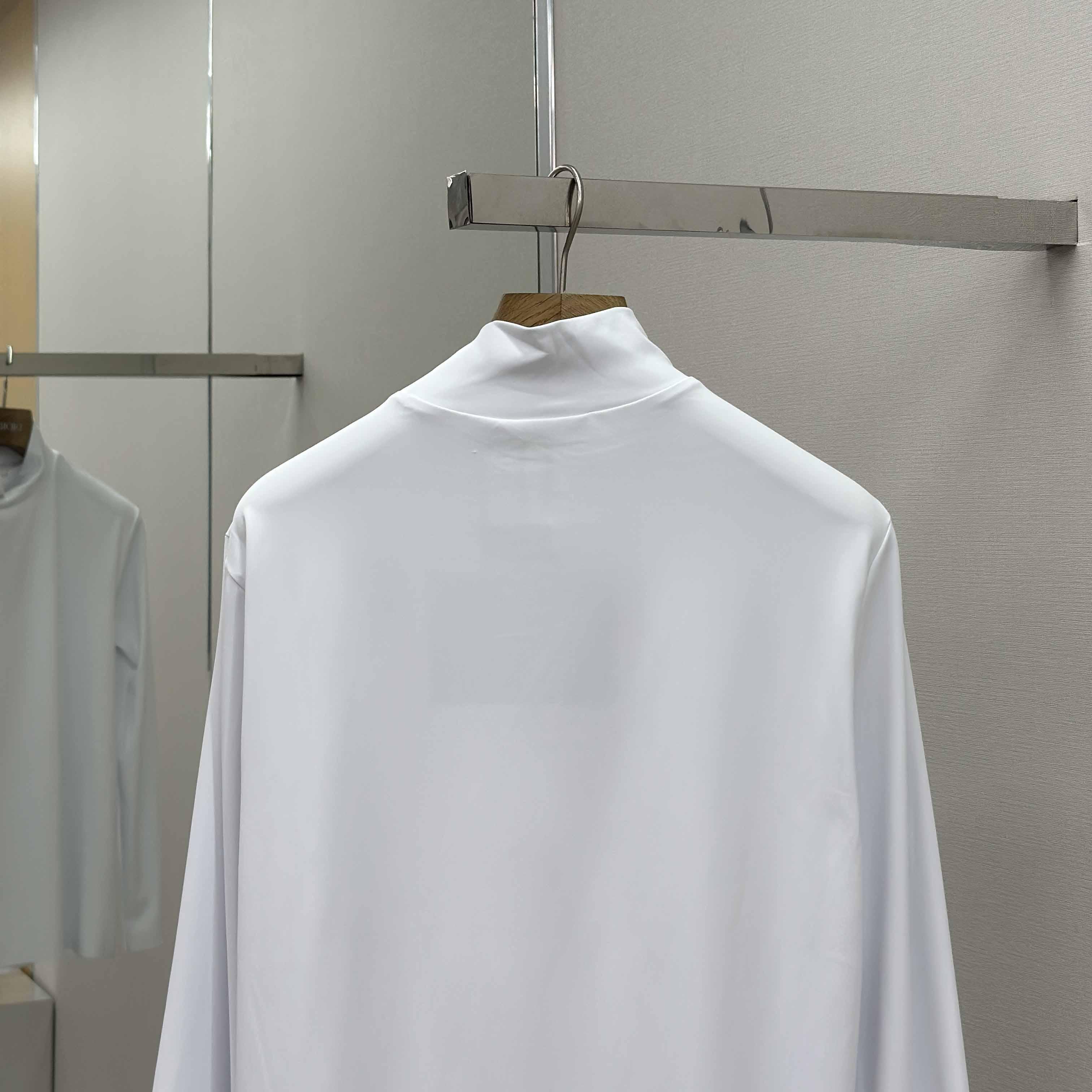 Prada Technical Jersey Mock Turtleneck - FashionPlug