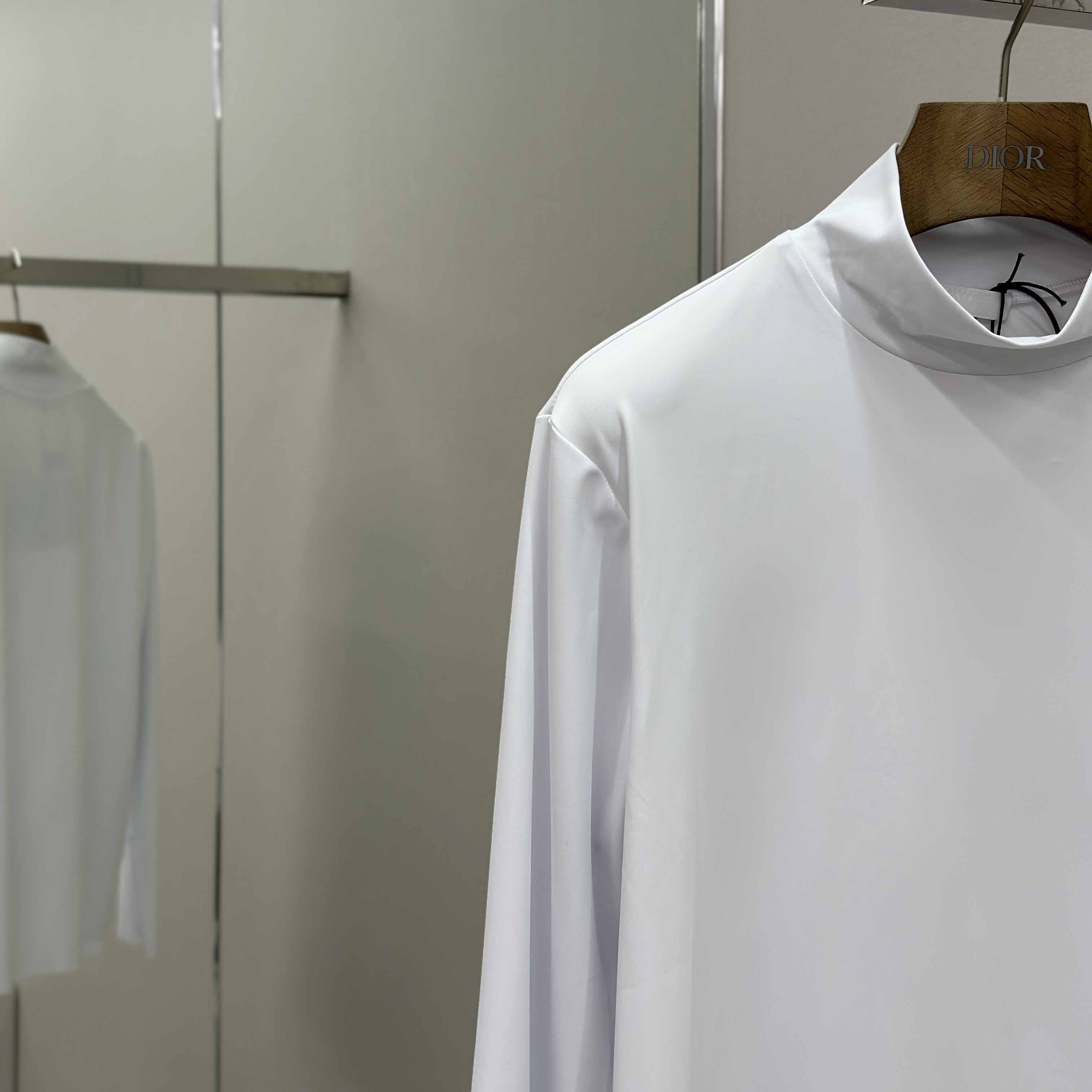 Prada Technical Jersey Mock Turtleneck - FashionPlug