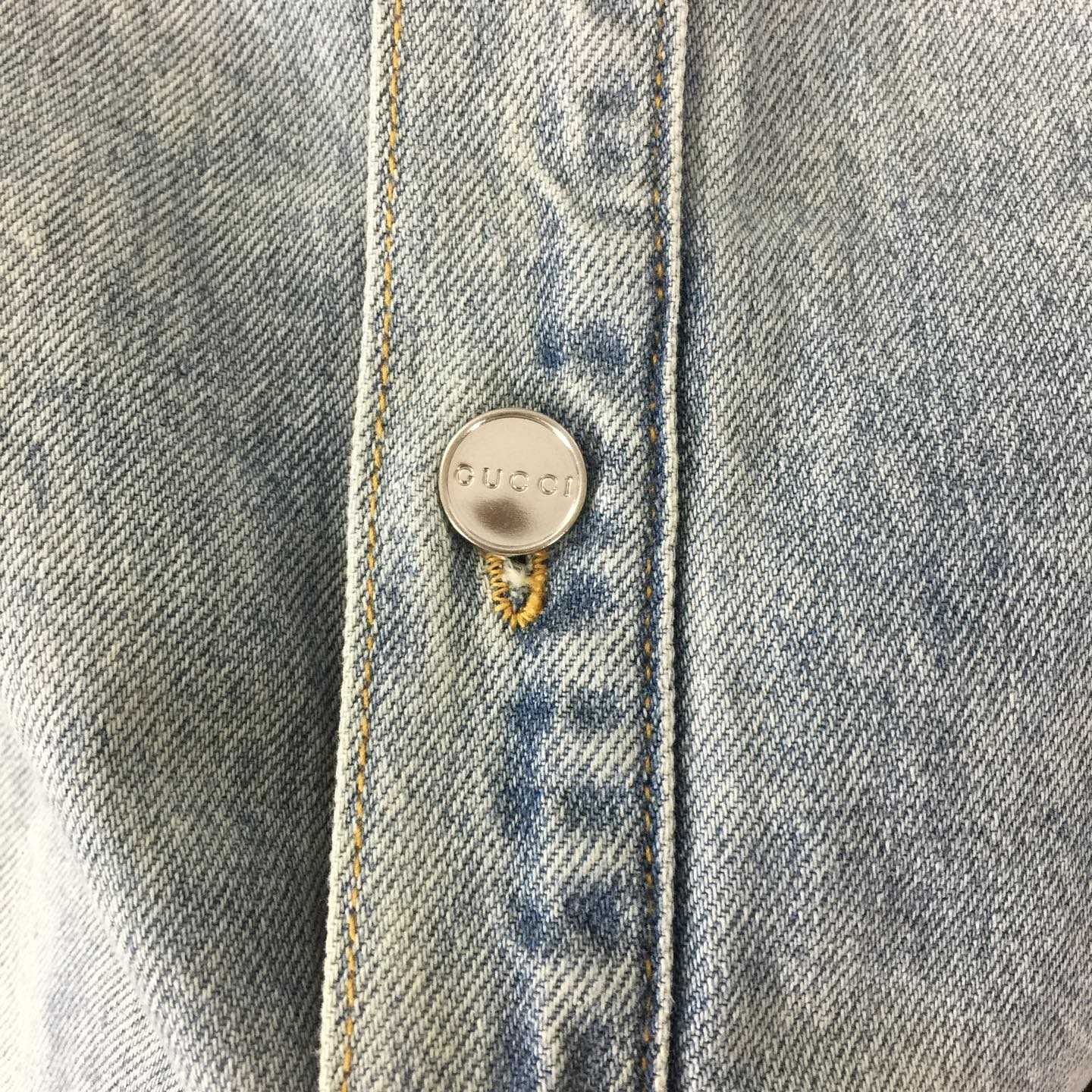 Gucci Cotton Denim Shirt - FashionPlug