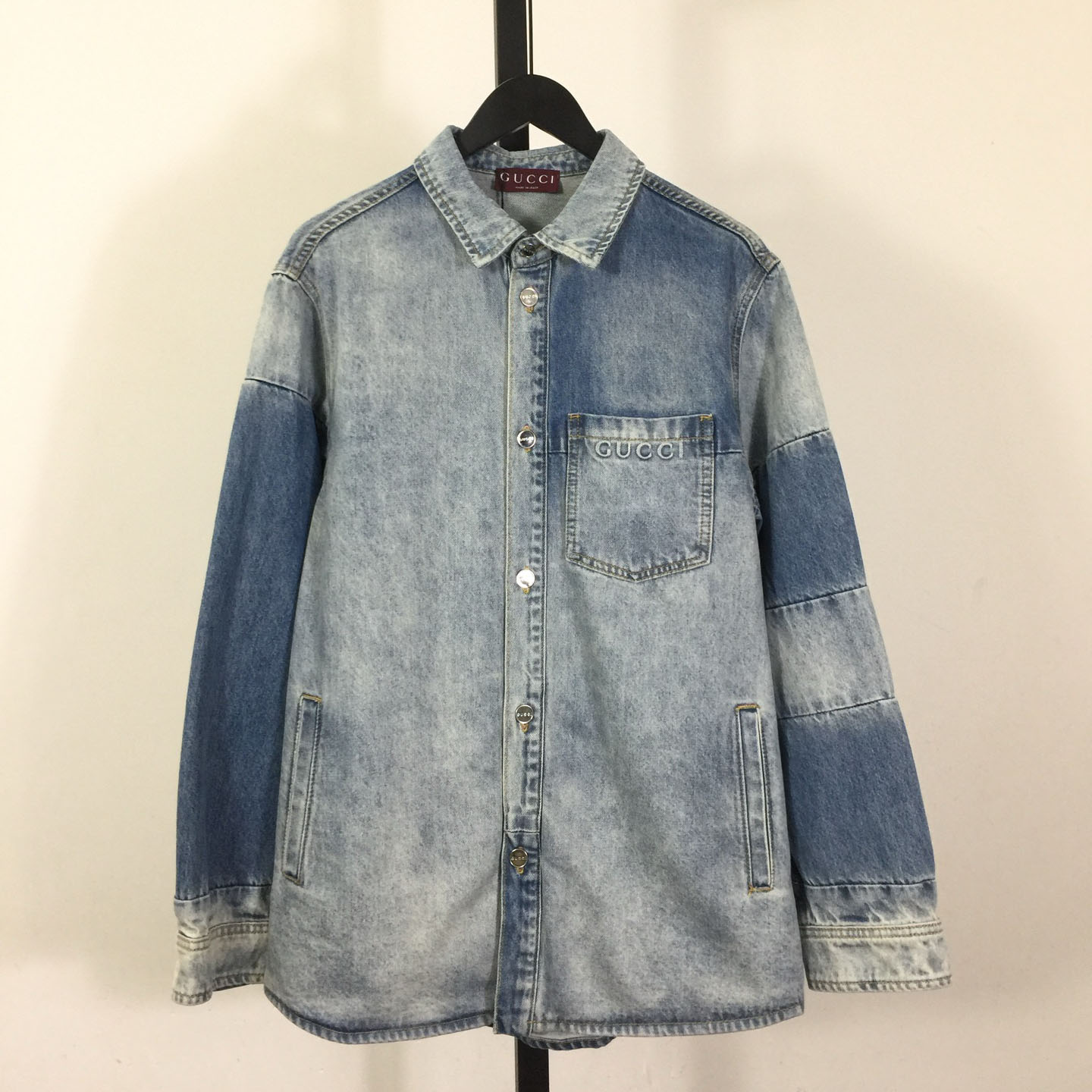 Gucci Cotton Denim Shirt - FashionPlug