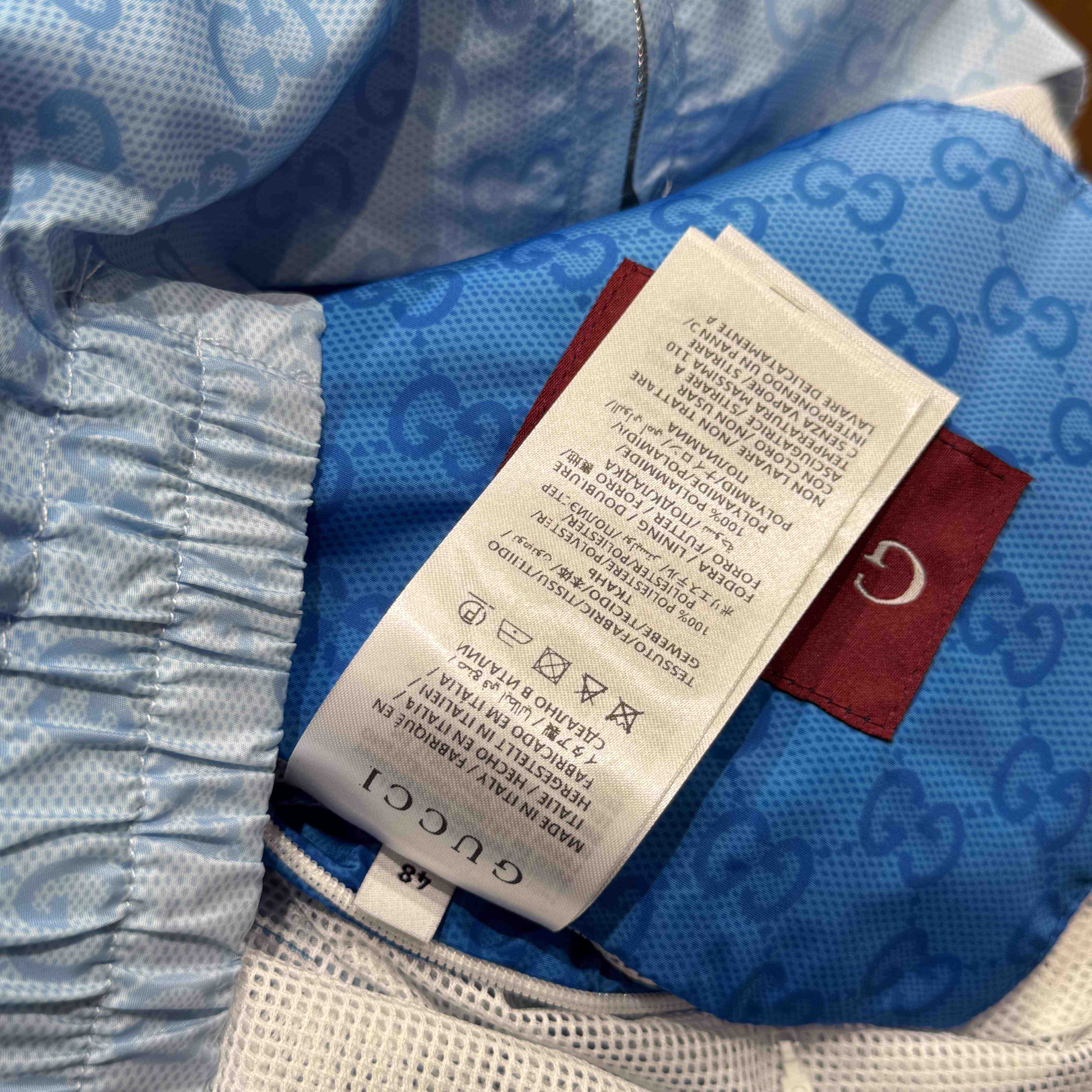 Gucci Printed Technical Poplin Zip Jacket - FashionPlug