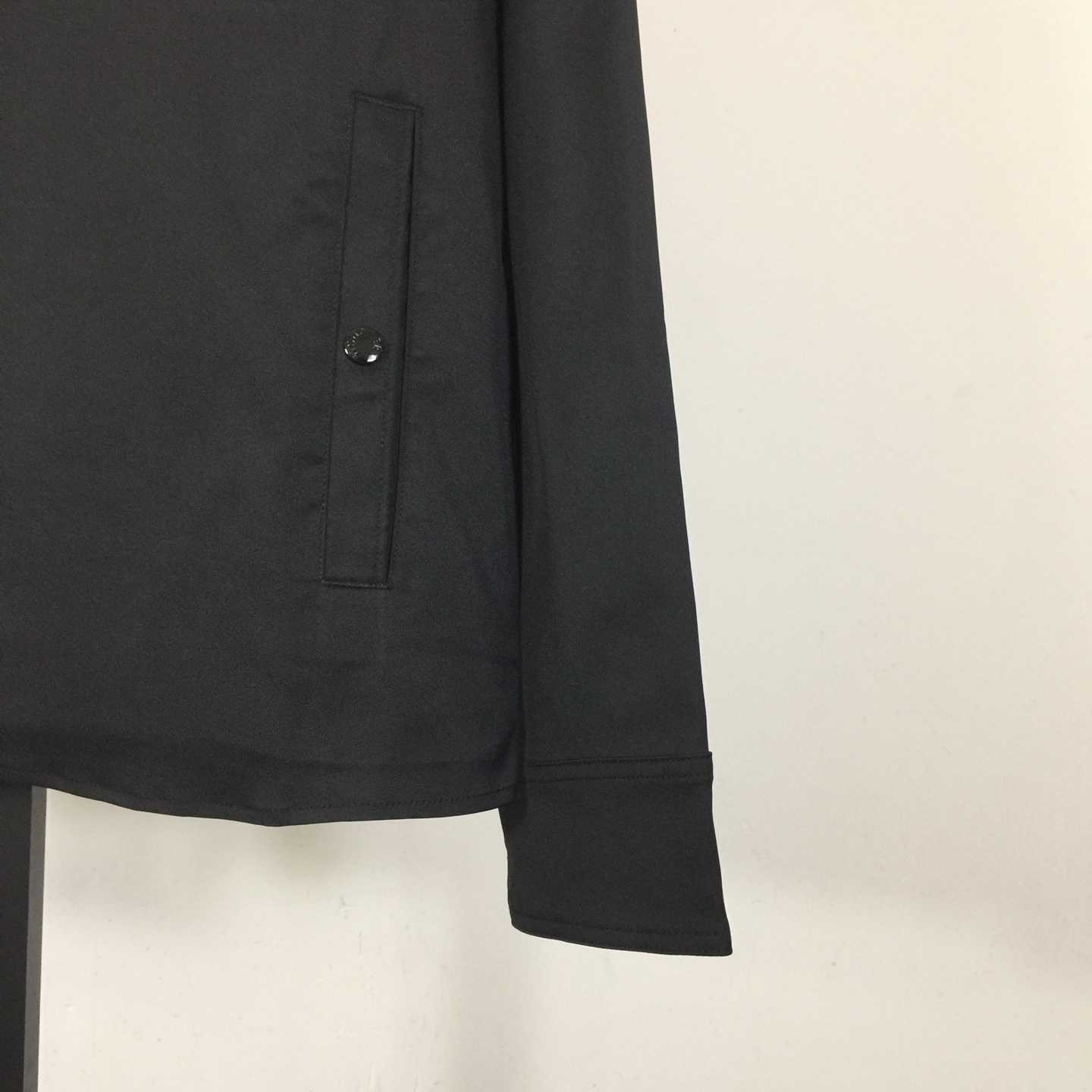 Moncler Cotton Gabardine Zip-Up Shirt Jacket - FashionPlug
