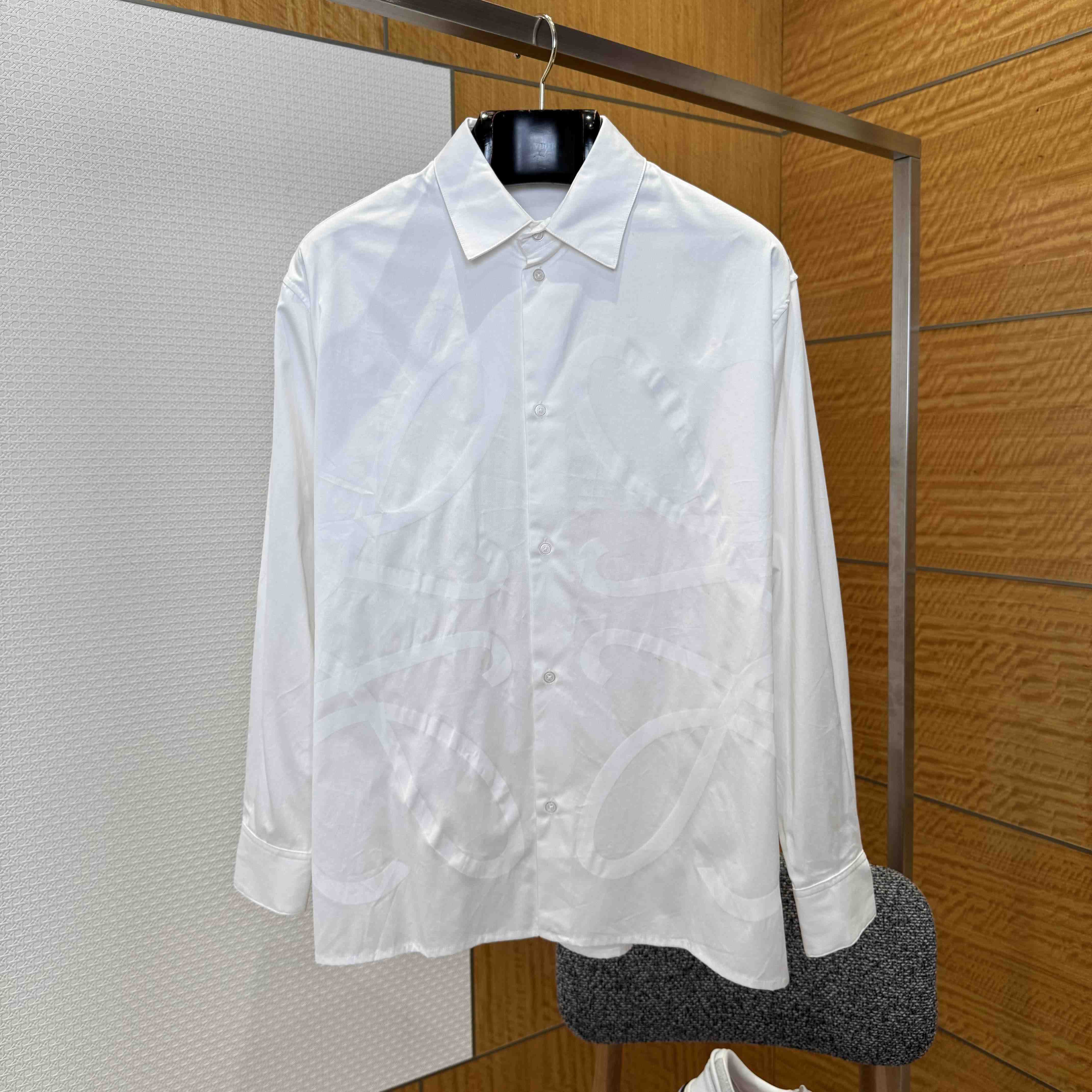 Loewe Anagram Shirt In Cotton - FashionPlug