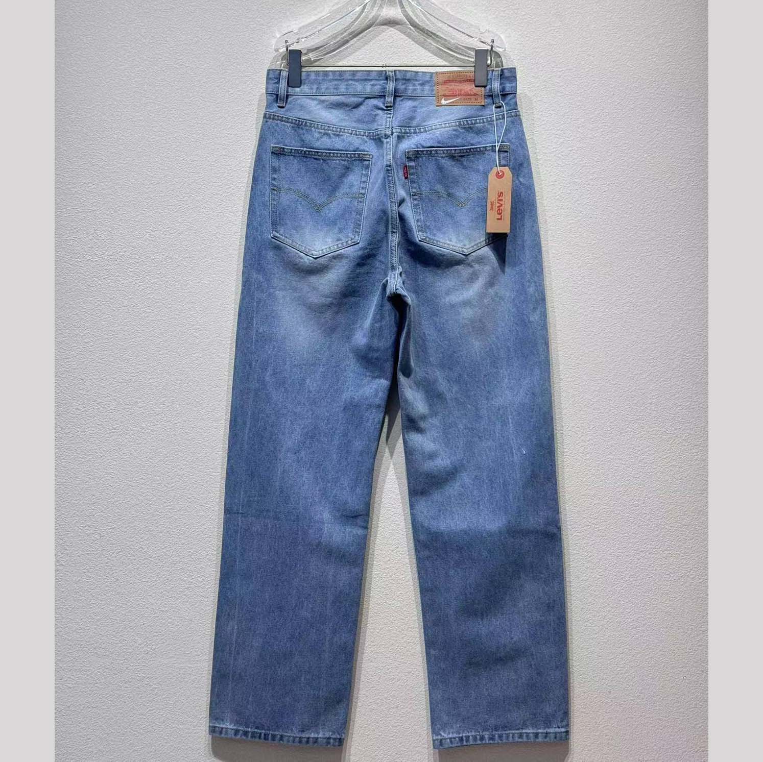 Levi's x Nike Baggy Jean Denim Blue - FashionPlug