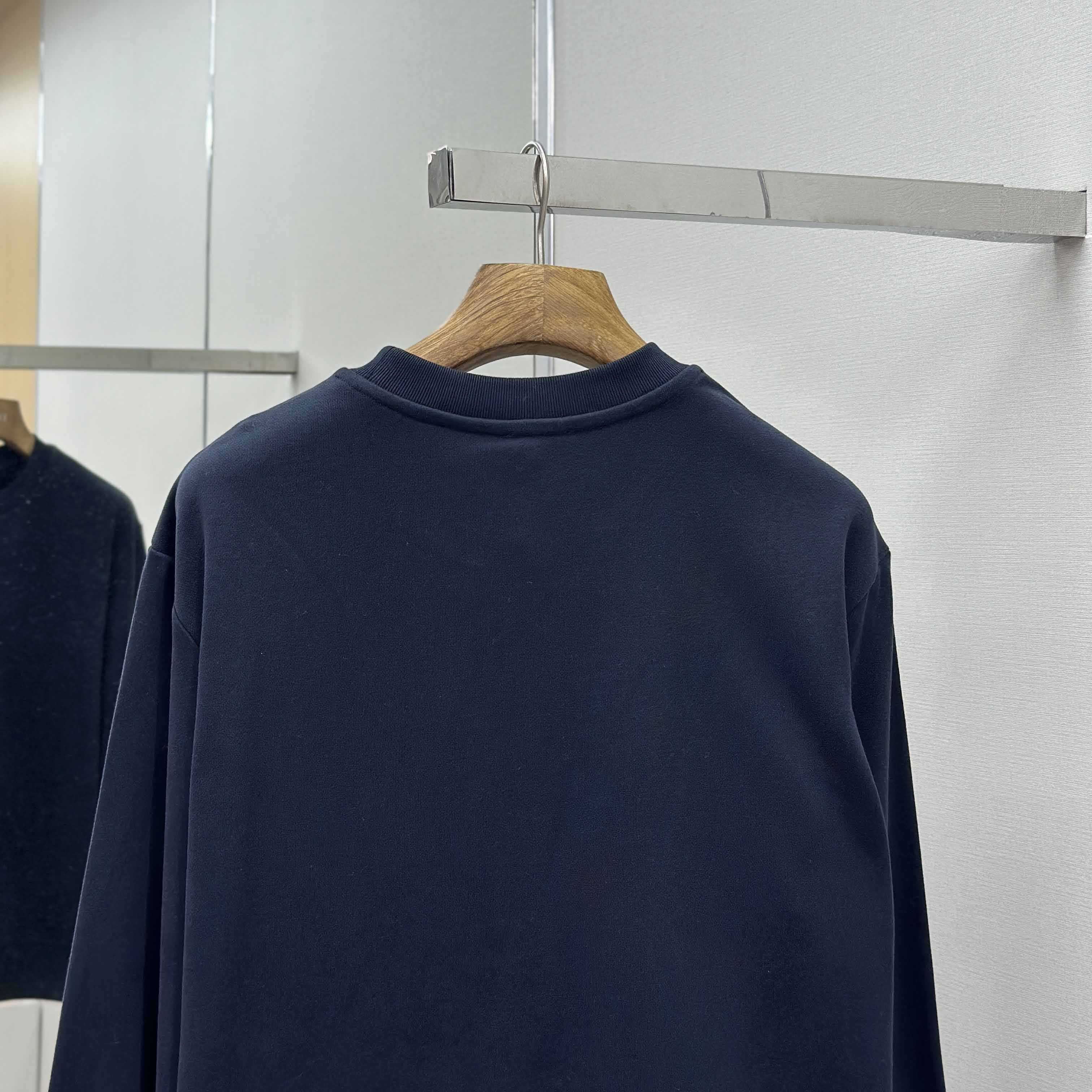 Moncler Cotton & Denim Sweatshirt - FashionPlug