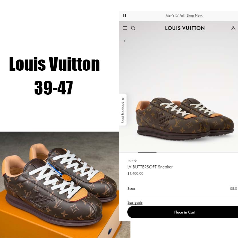 Louis Vuitton LV BUTTERSOFT Sneaker    1AIKVD - FashionPlug