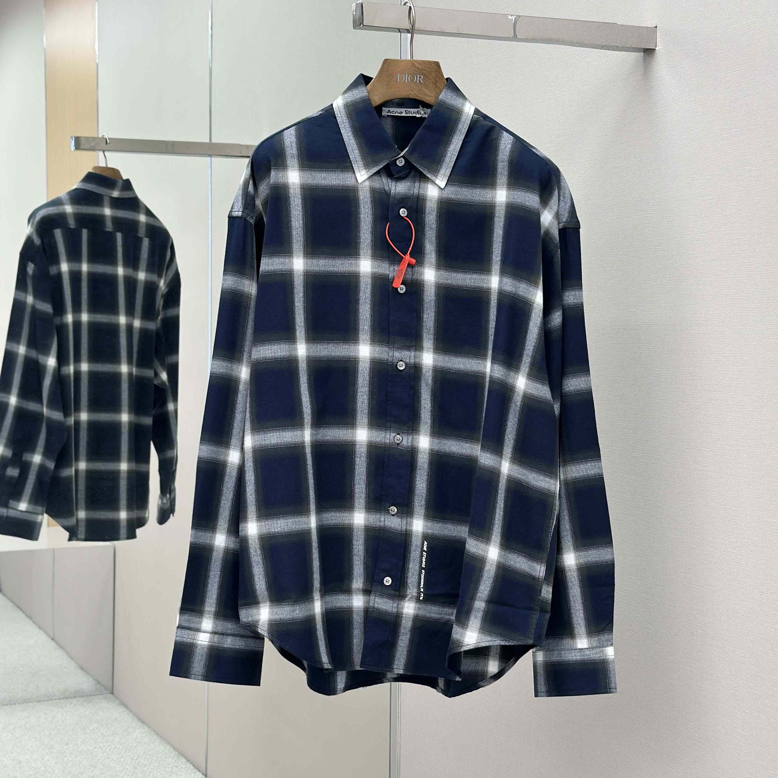 Acne Studios Check Shirt  - FashionPlug