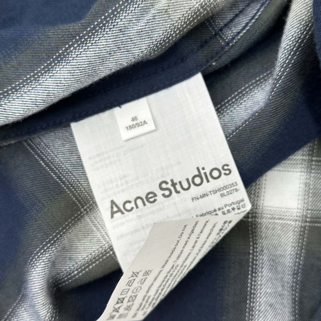 Acne Studios Check Shirt  - FashionPlug