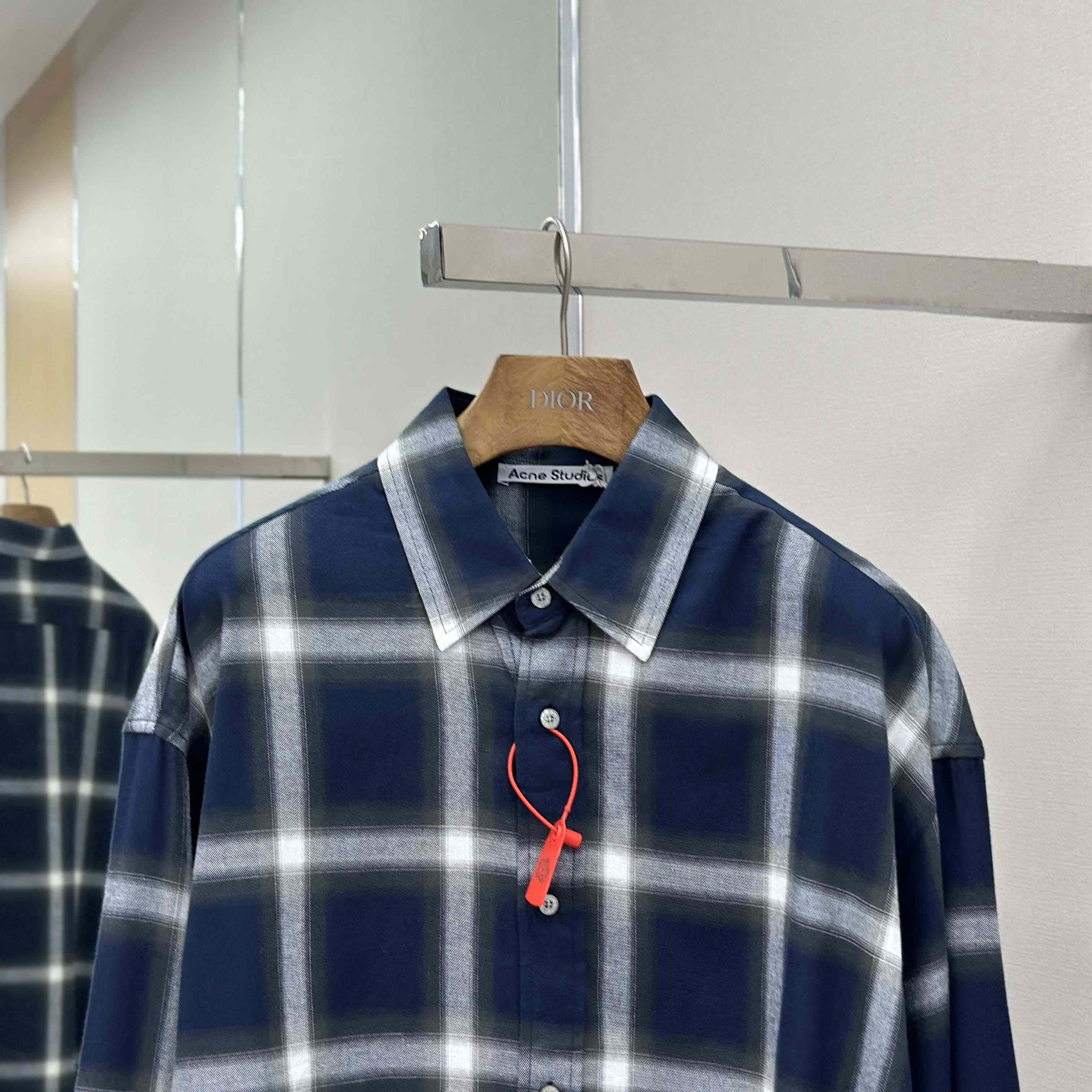 Acne Studios Check Shirt  - FashionPlug