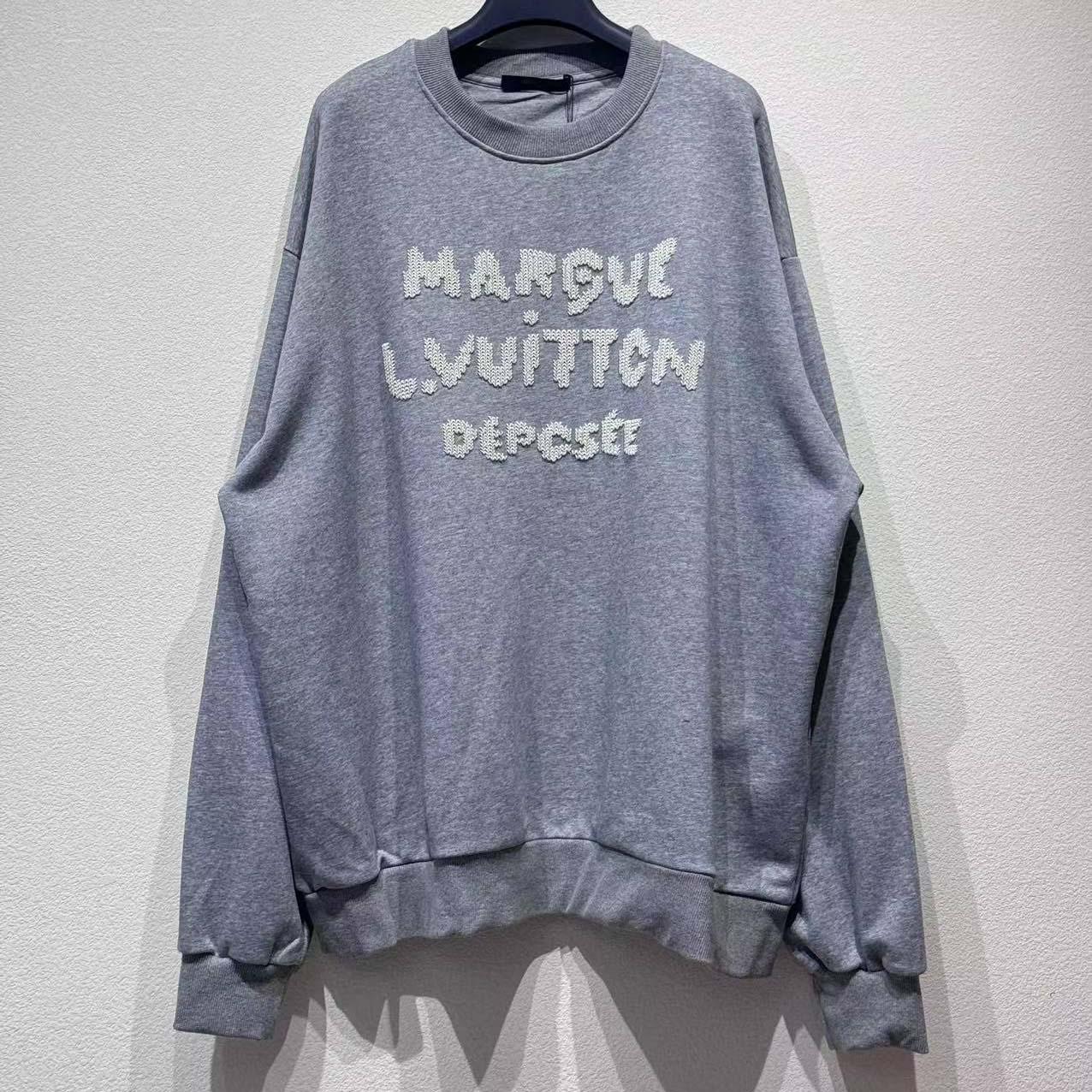 Louis Vuitton Embroidered Signature Sweatshirt   1AIKCO - FashionPlug