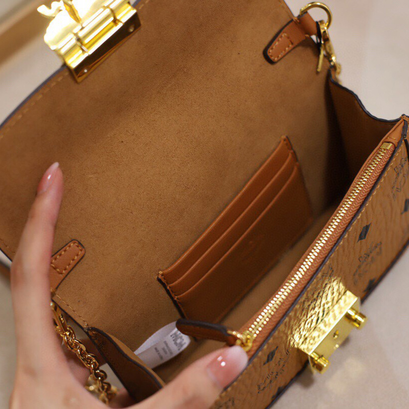MCM Tracy Crossbody In Visetos （11x 18.5 x 5cm） - FashionPlug