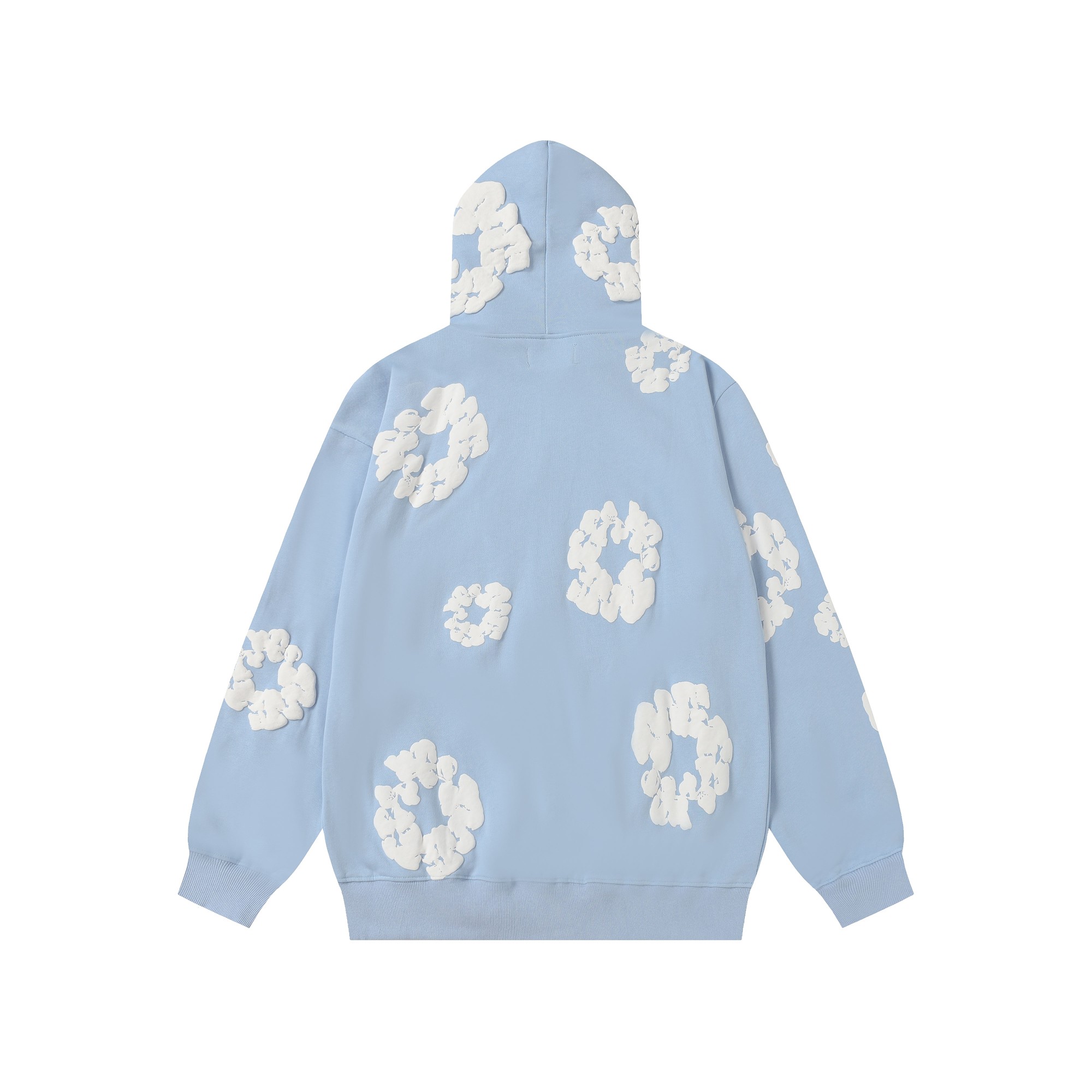 Denim Tears Cotton Wreath Zip Hoodie  - FashionPlug