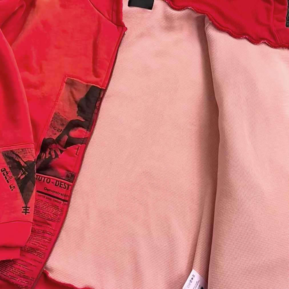 Enfants Riches Déprimés Anti Proces Thermal Lined Zip Hoodie 'Pompeian Red' - FashionPlug
