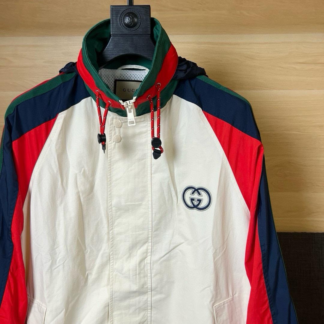 Gucci -Colour-block Bomber Jacket  - FashionPlug