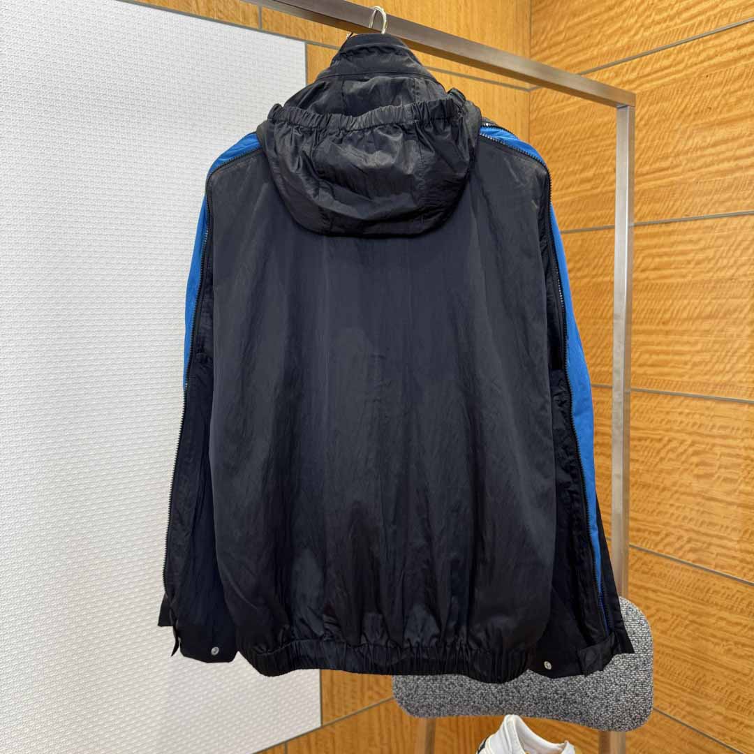 Bottega Veneta Contrasting Zipper Tech Nylon Jacket And Pants - FashionPlug