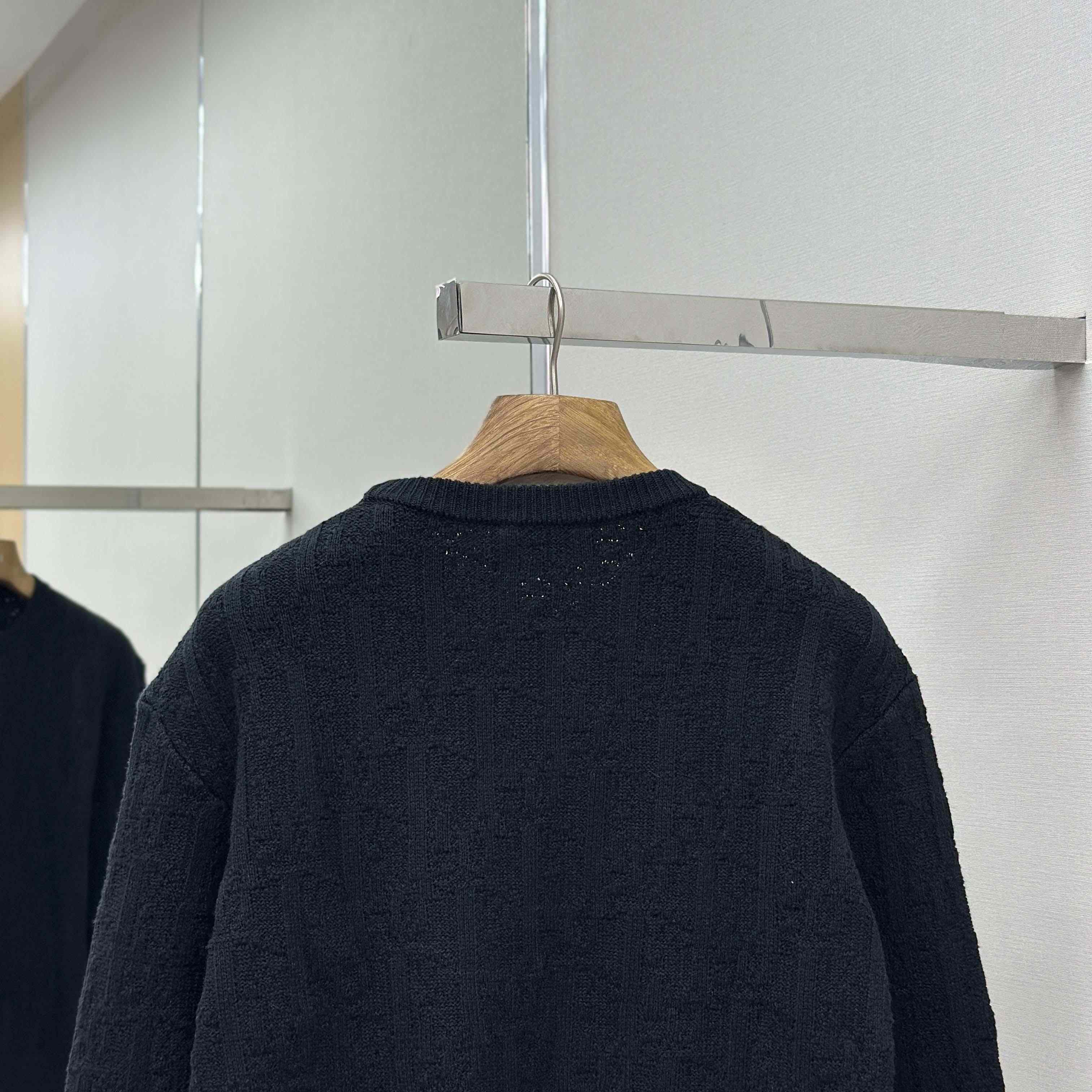 Dior Oblique Sweater Black Cotton-Blend Jacquard - FashionPlug