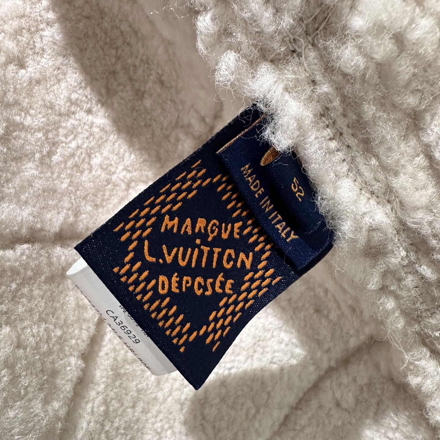 Louis Vuitton Embroidered Shearling Workwear Blouson - FashionPlug