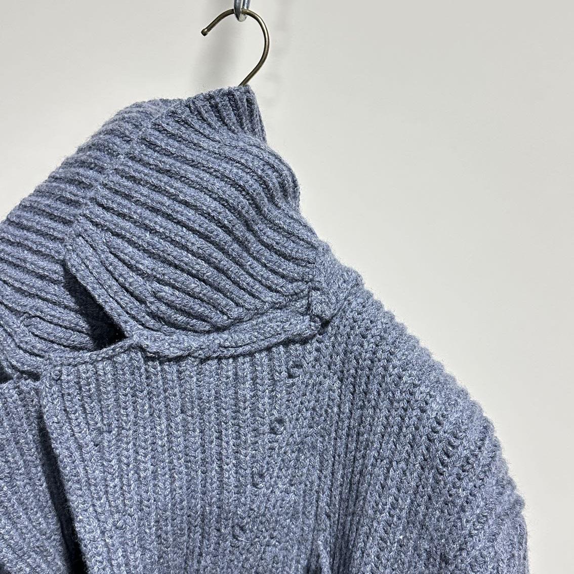 Bottega Veneta Gray Felted Coat - FashionPlug