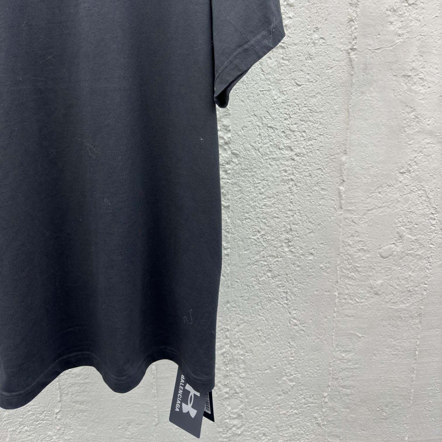 Balenciaga Under Armour® T-Shirt Oversized In Black And White - FashionPlug