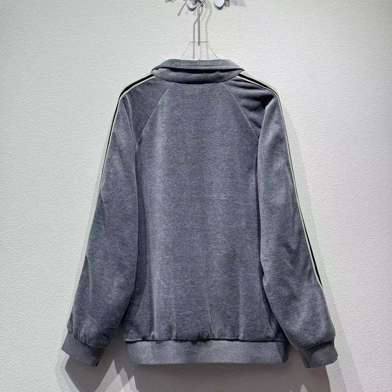 Celine Tracksuit Jacket In Velvet Cotton - FashionPlug