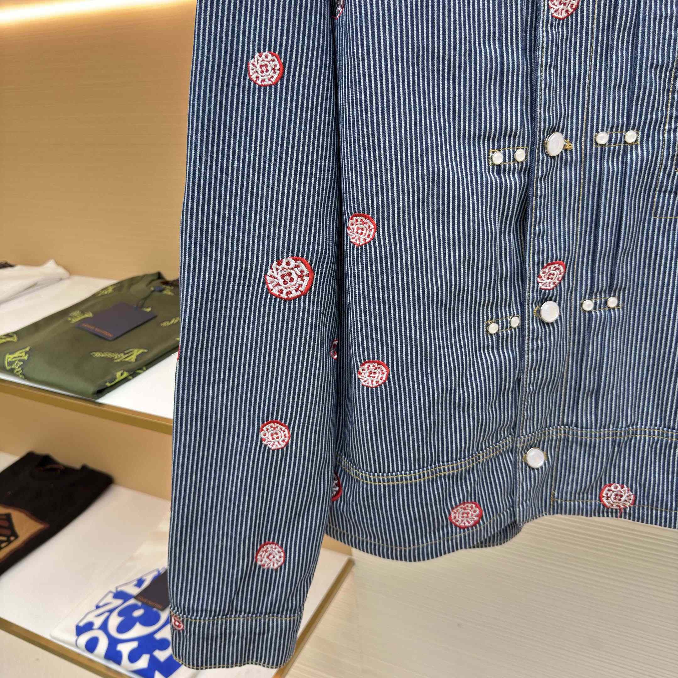 Louis Vuitton Embellished Workwear Jacket   1AILMB - FashionPlug