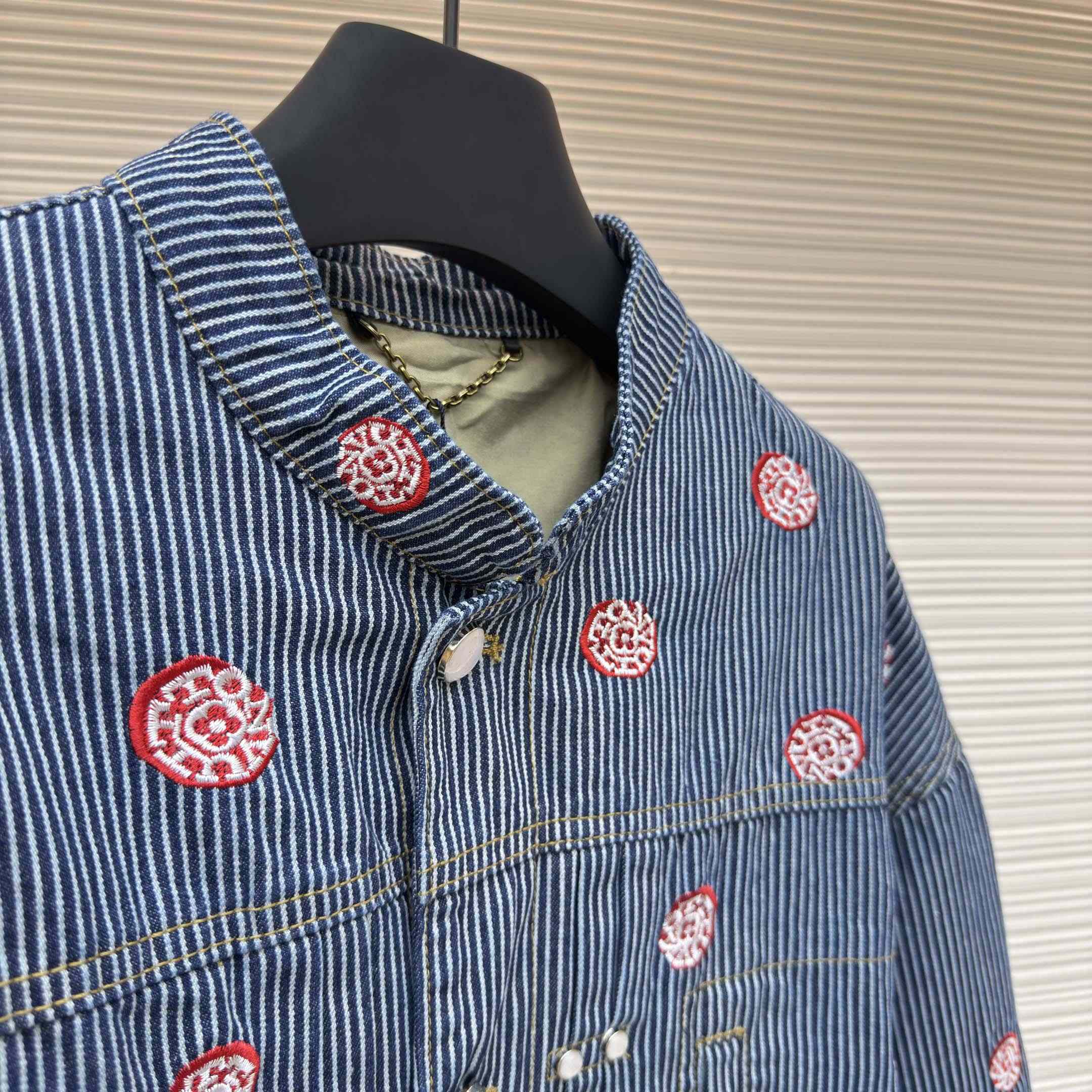 Louis Vuitton Embellished Workwear Jacket   1AILMB - FashionPlug