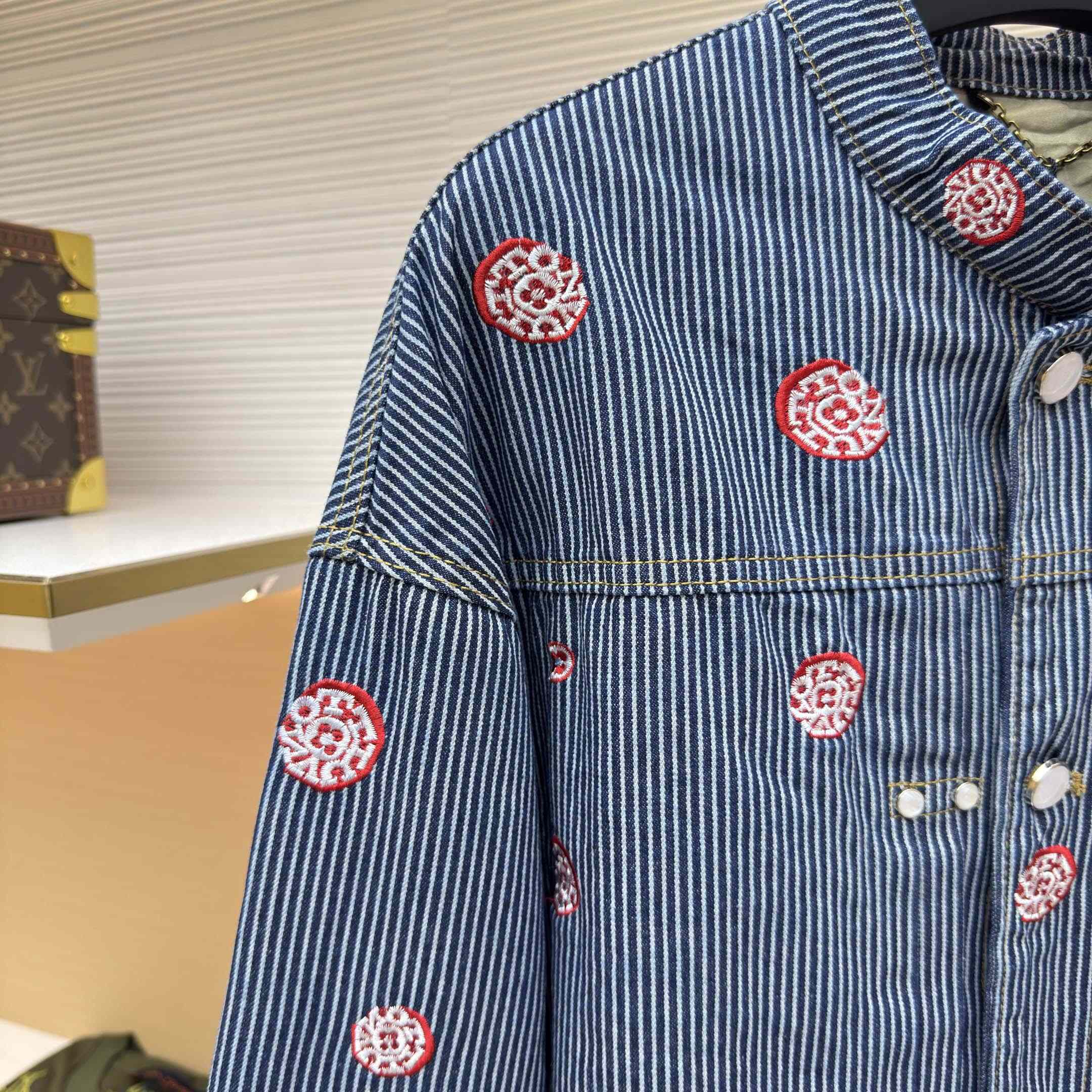Louis Vuitton Embellished Workwear Jacket   1AILMB - FashionPlug