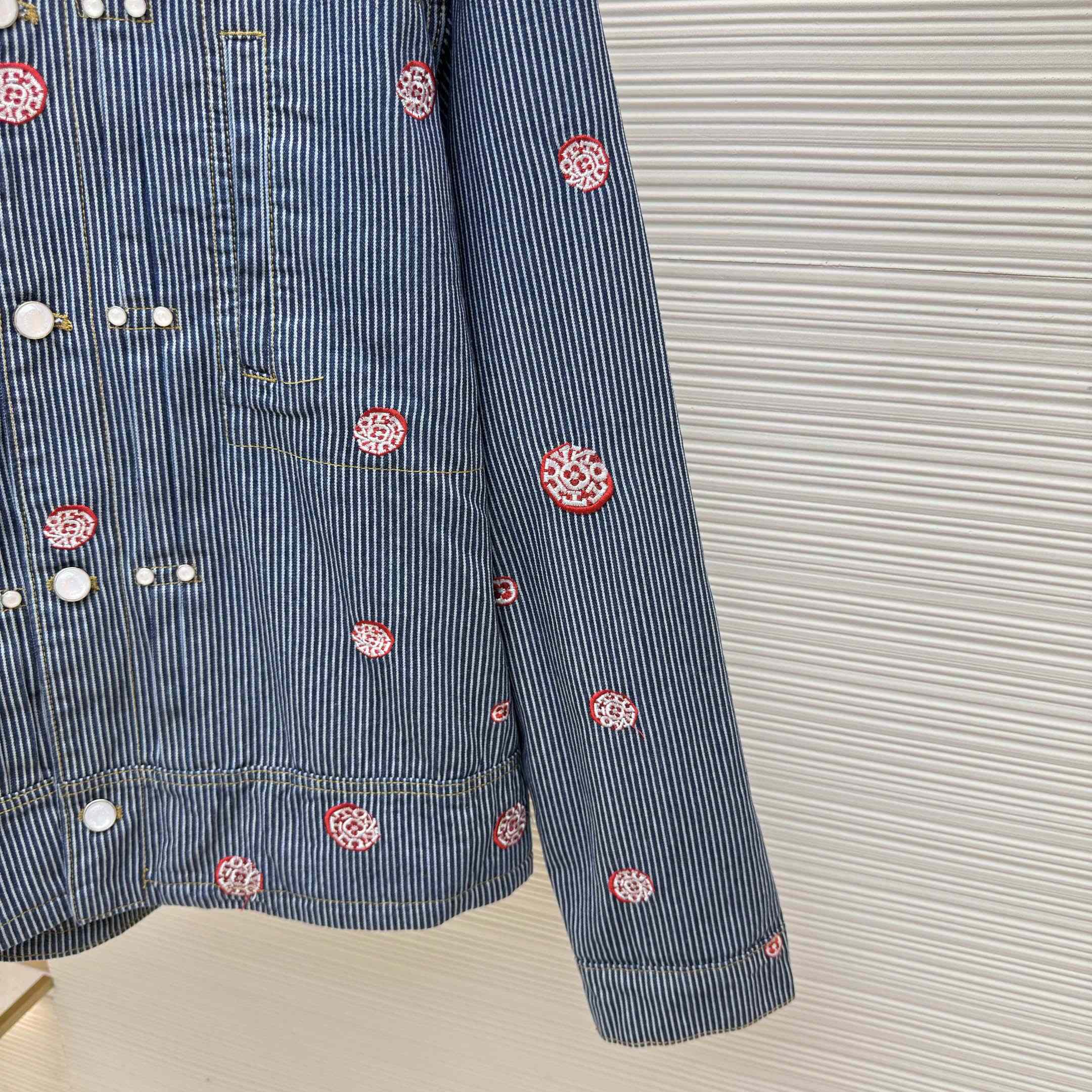 Louis Vuitton Embellished Workwear Jacket   1AILMB - FashionPlug