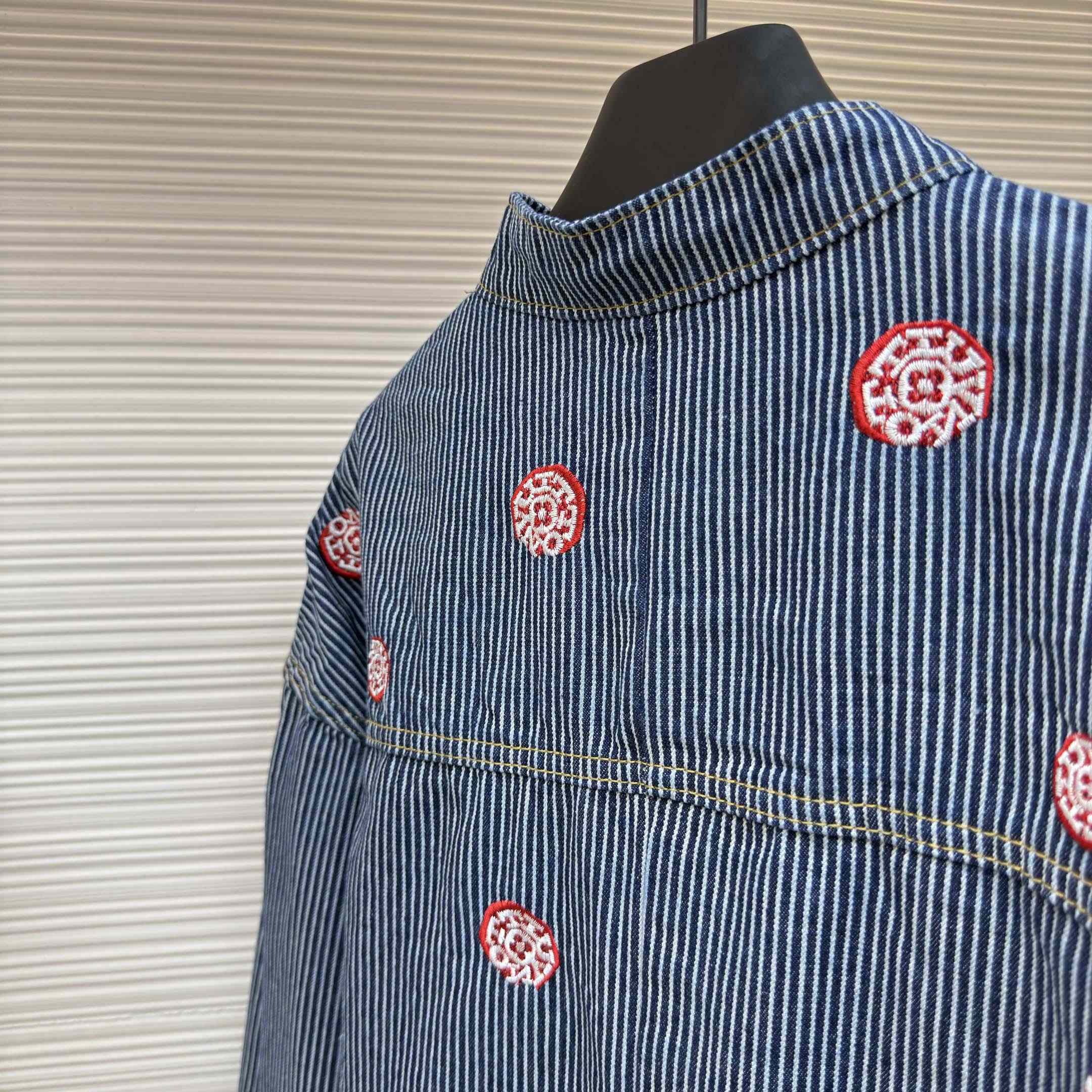 Louis Vuitton Embellished Workwear Jacket   1AILMB - FashionPlug