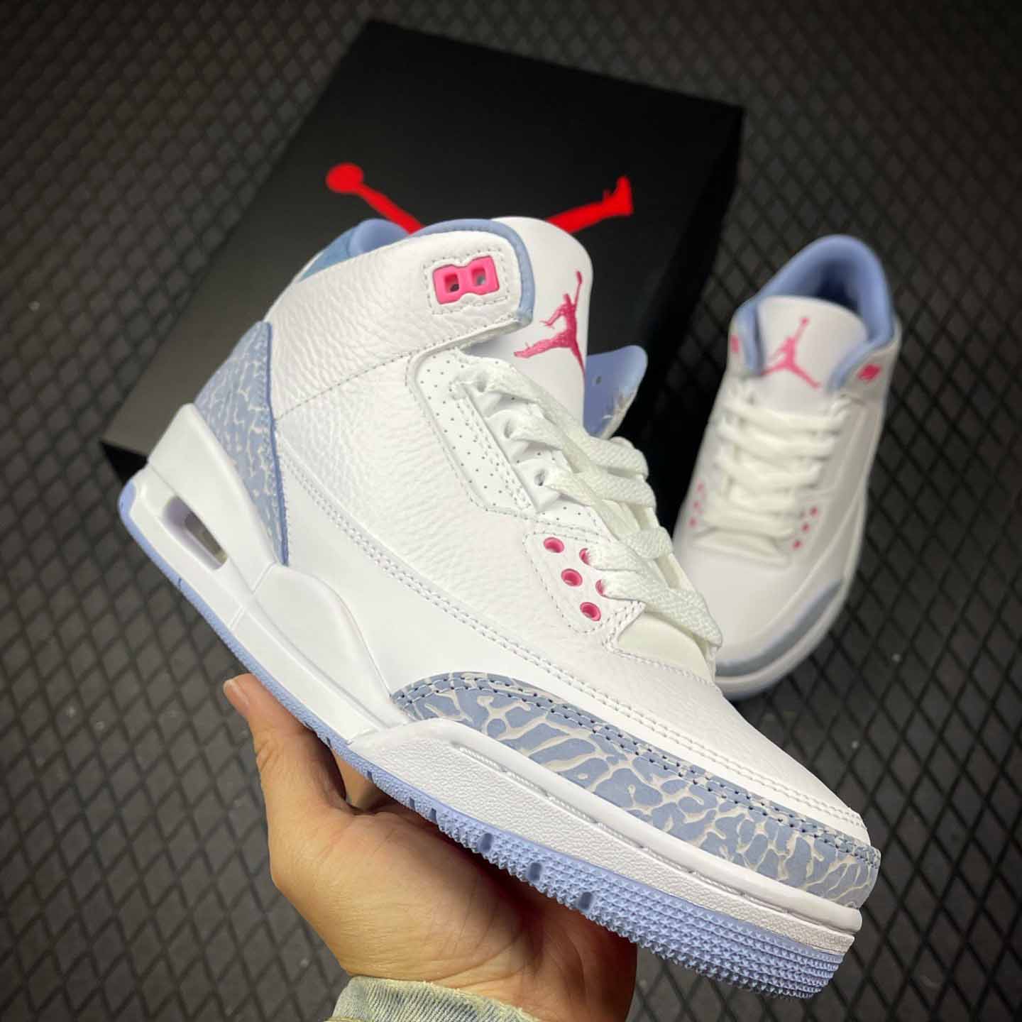 Air Jordan 3 Retro “White & Sport Blue” – HQ0784-101 - FashionPlug