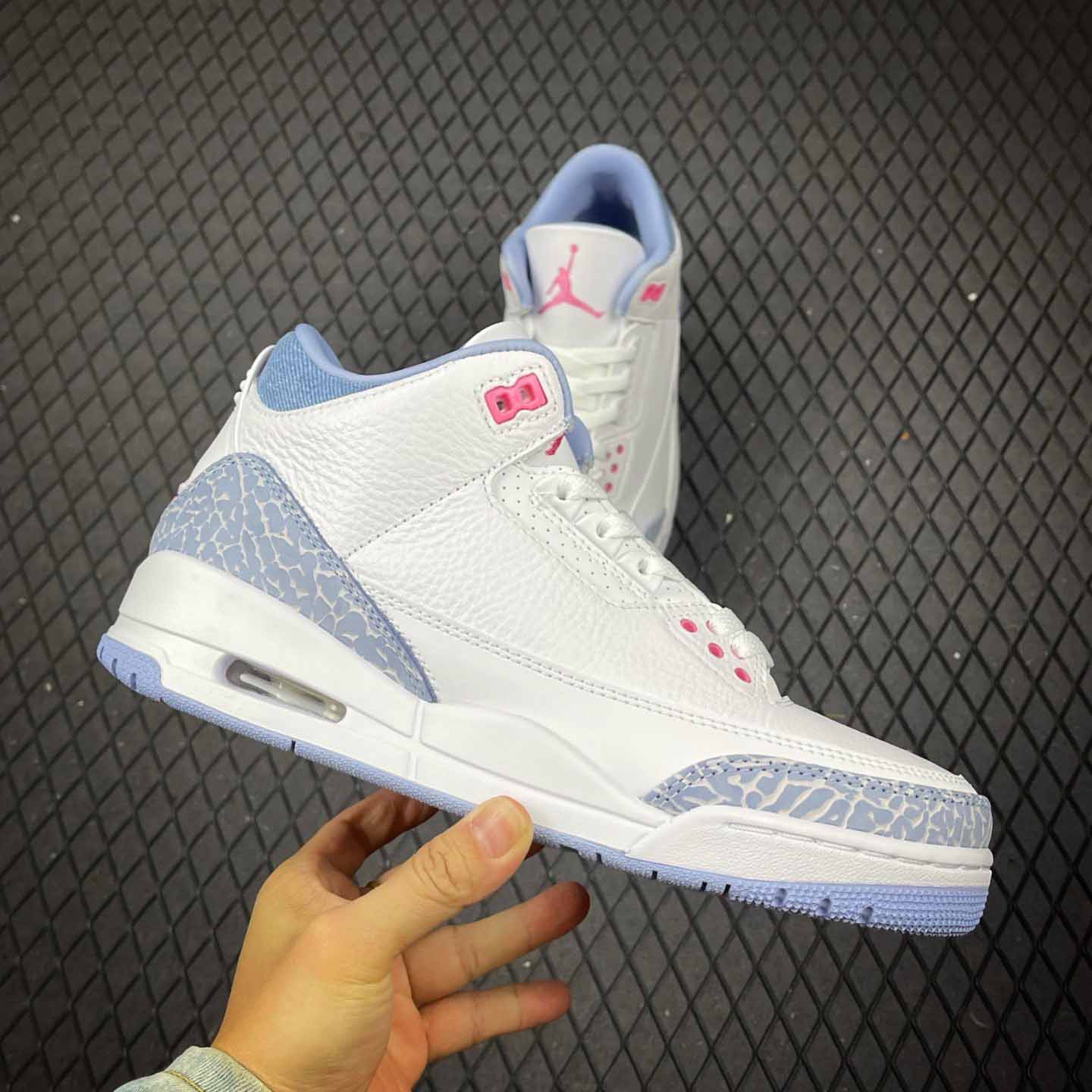 Air Jordan 3 Retro “White & Sport Blue” – HQ0784-101 - FashionPlug