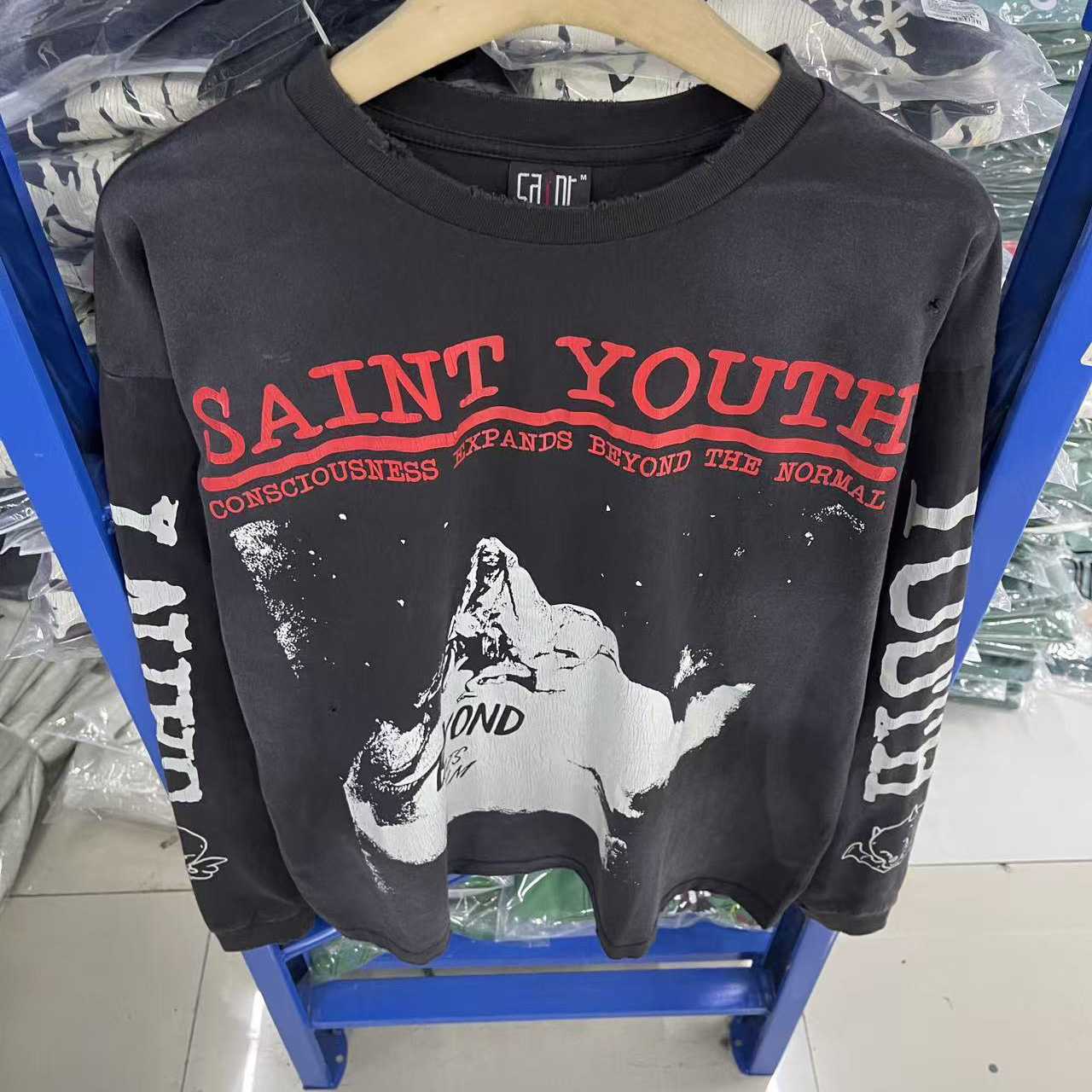 Saint Michael Saint Youth Beyond Long Sleeve Tee - FashionPlug