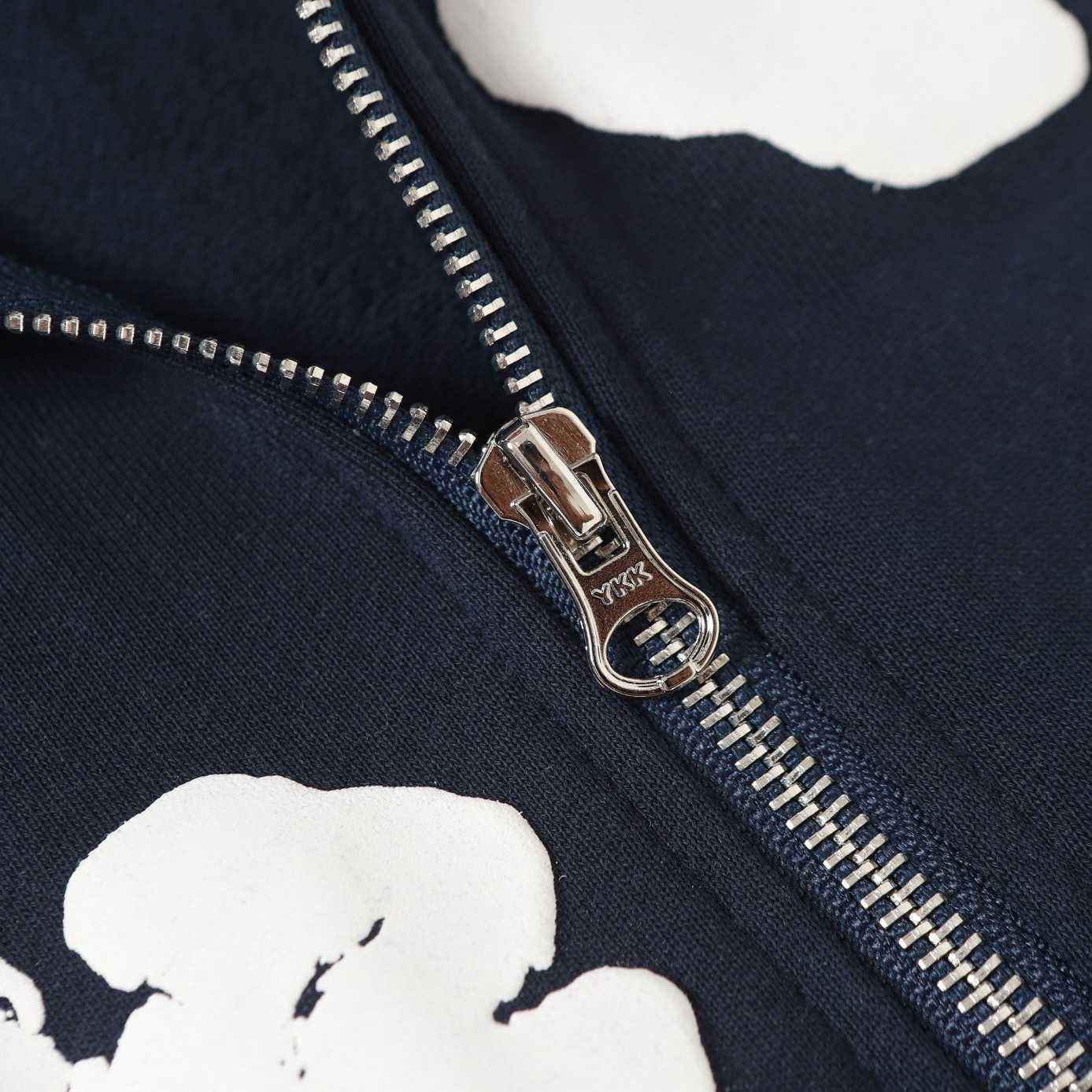 Denim Tears Cotton Wreath Zip Hoodie  - FashionPlug