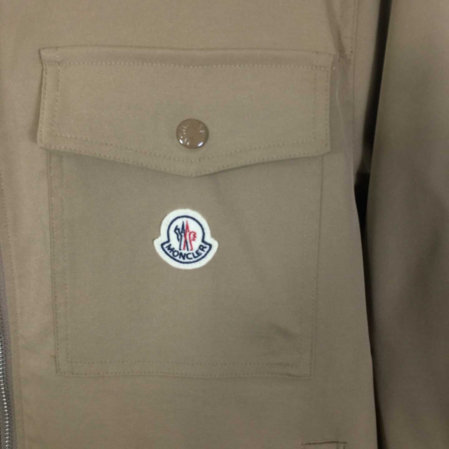 Moncler Gabardine Cotton Shirt Jacket - FashionPlug