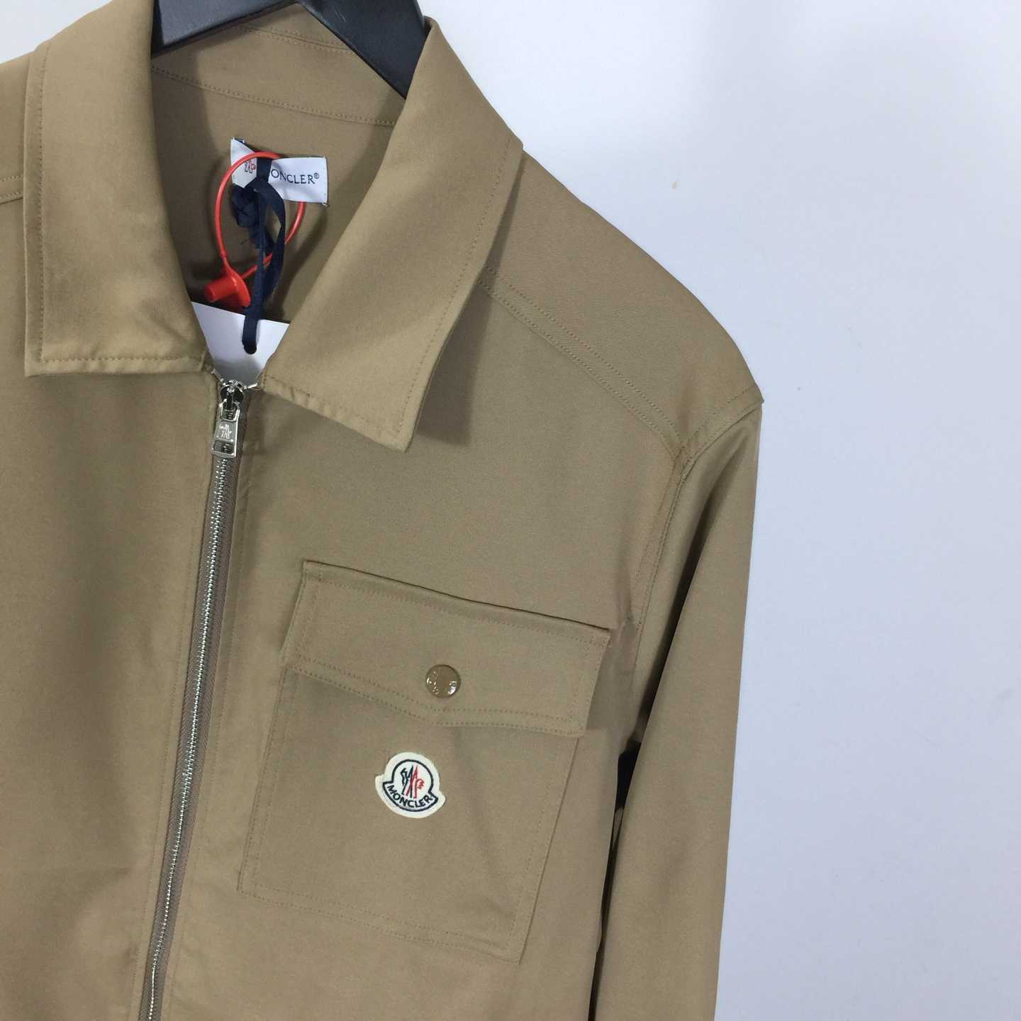 Moncler Gabardine Cotton Shirt Jacket - FashionPlug