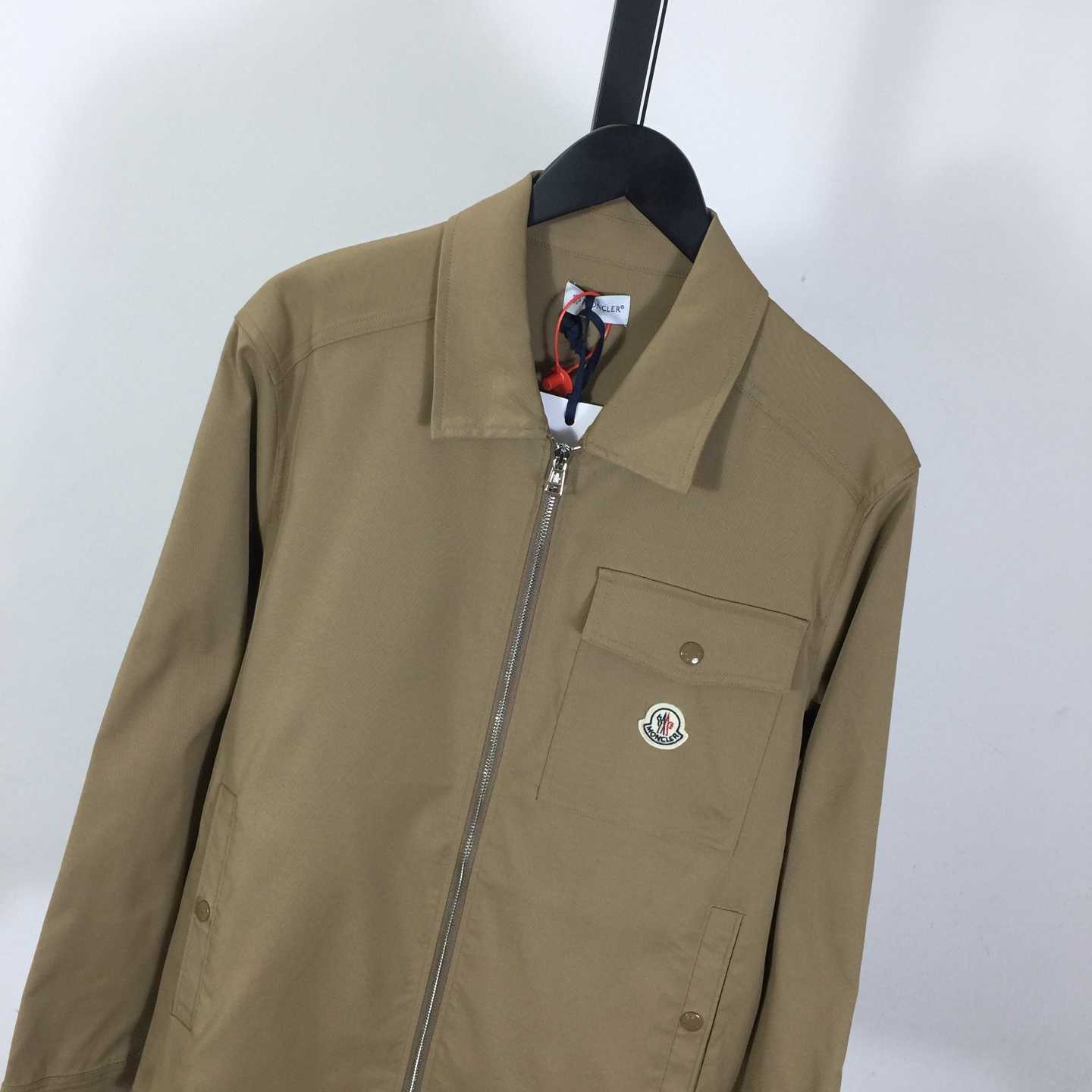 Moncler Gabardine Cotton Shirt Jacket - FashionPlug