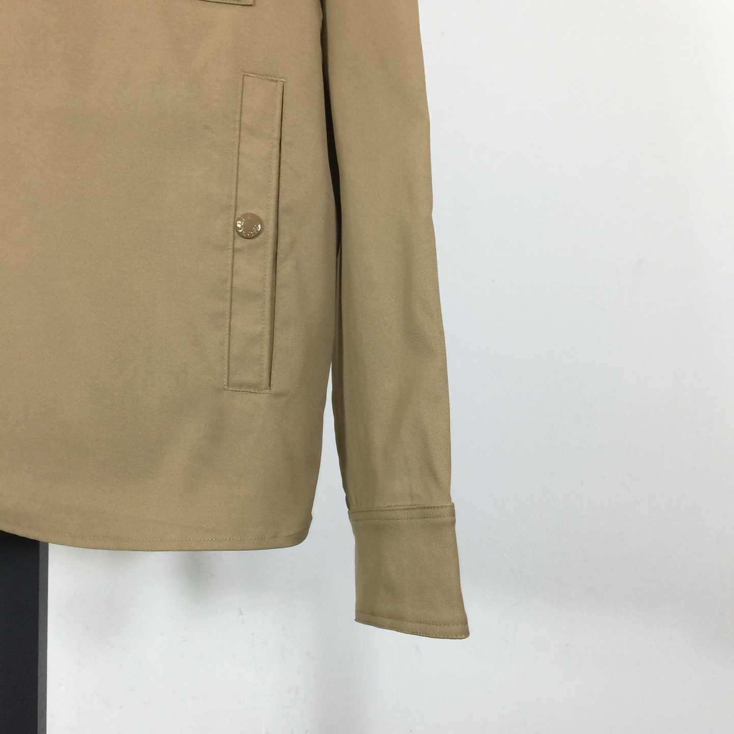 Moncler Gabardine Cotton Shirt Jacket - FashionPlug