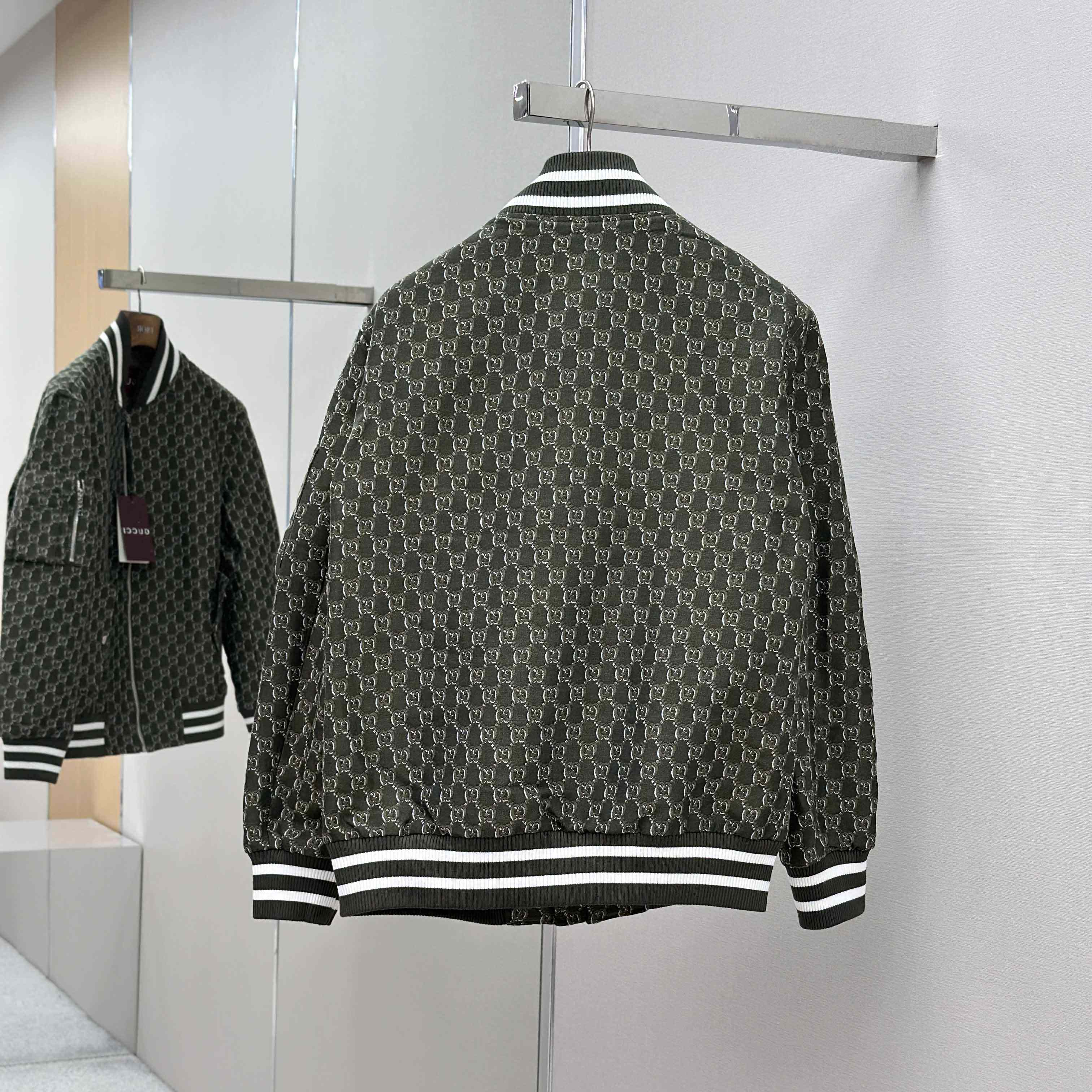 Gucci Logo-Jacquard Padded Cotton-Twill Bomber Jacket - FashionPlug