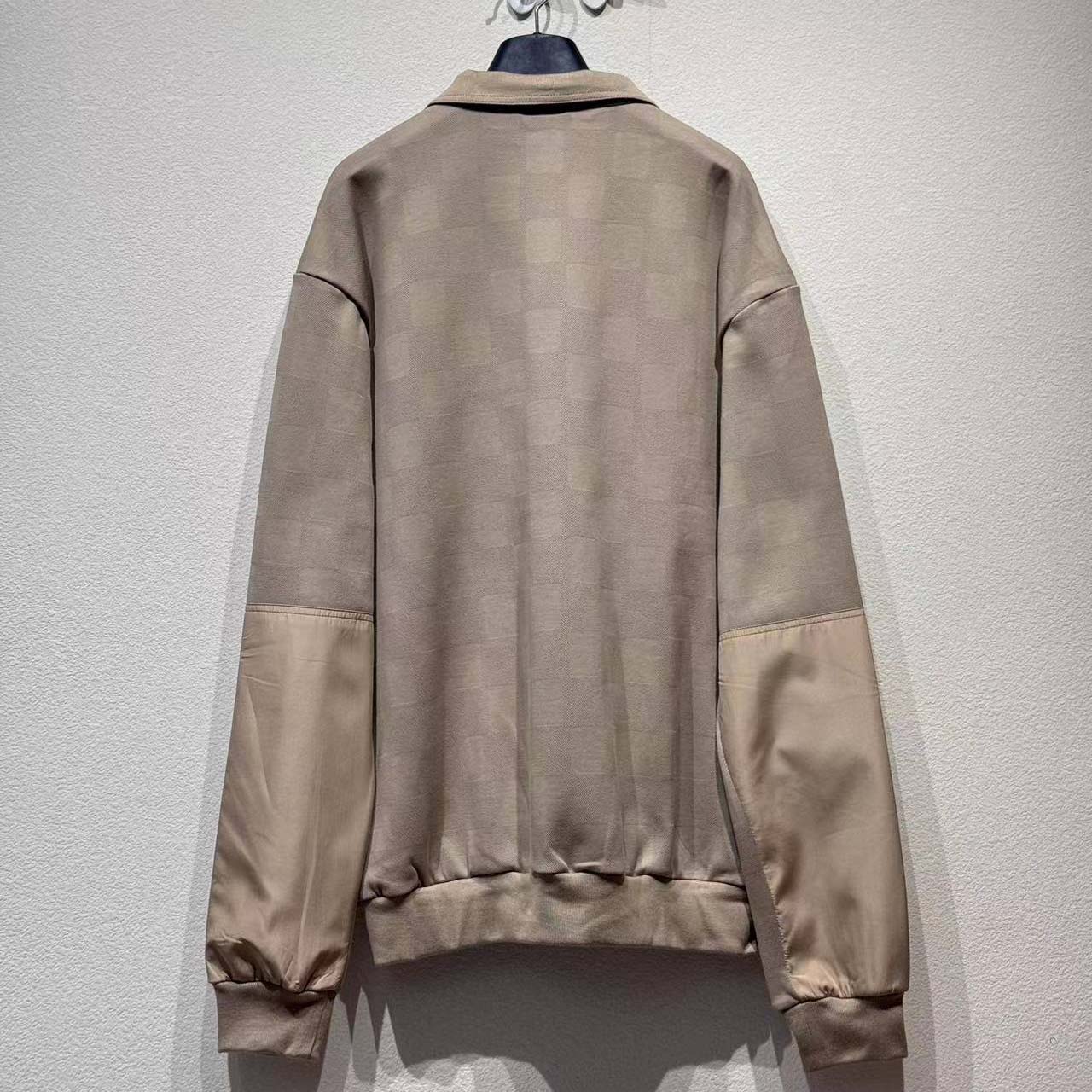 Louis Vuitton Damier Hybrid Half-Zip Workwear Pullover   1AIMK2 - FashionPlug