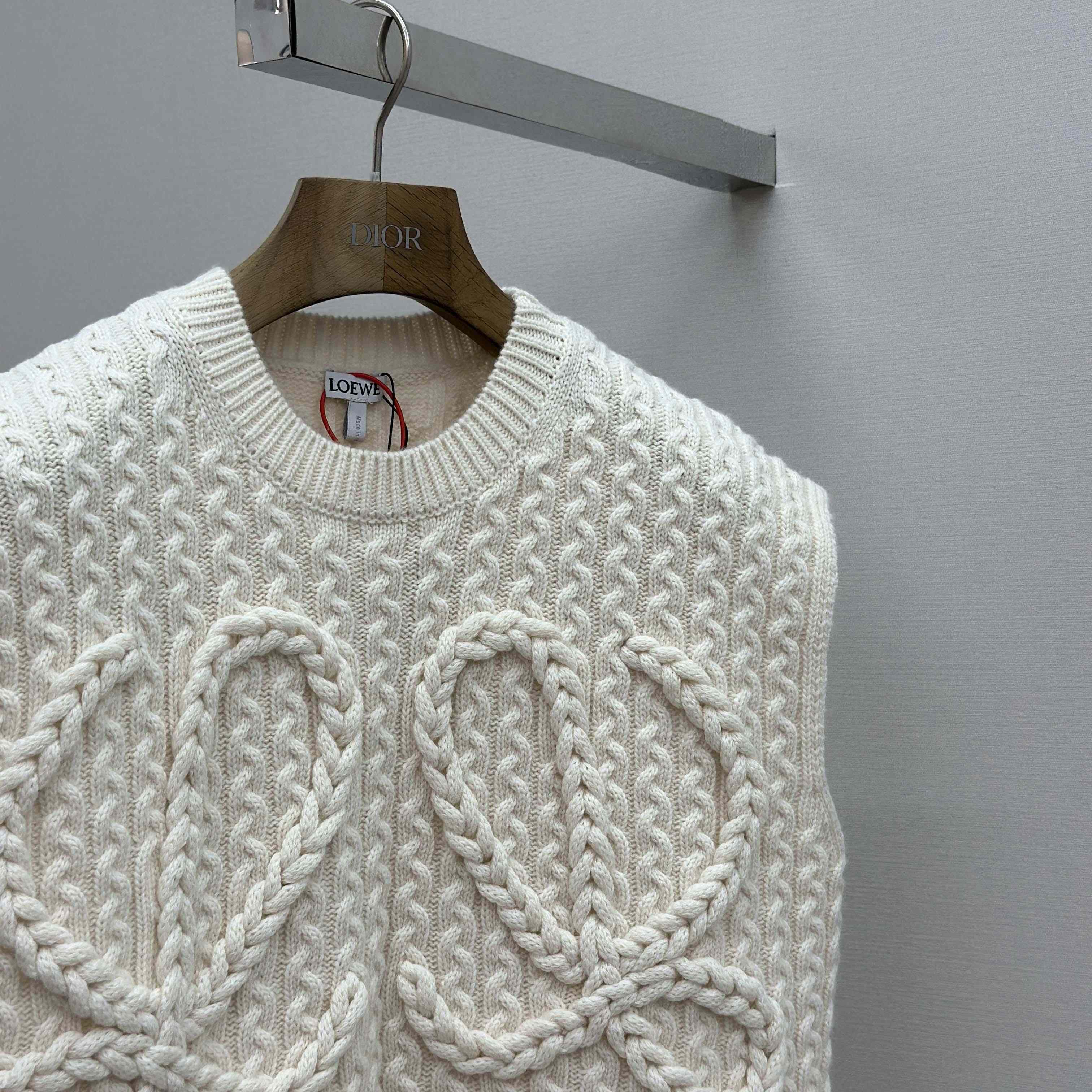 Loewe Vest In Wool - FashionPlug