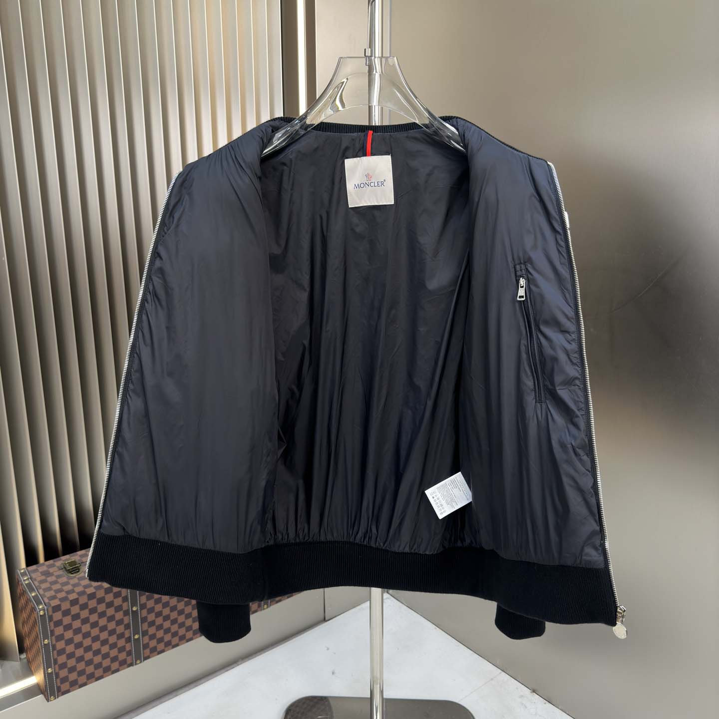 Moncler Color Block Zip Cardigan  - FashionPlug