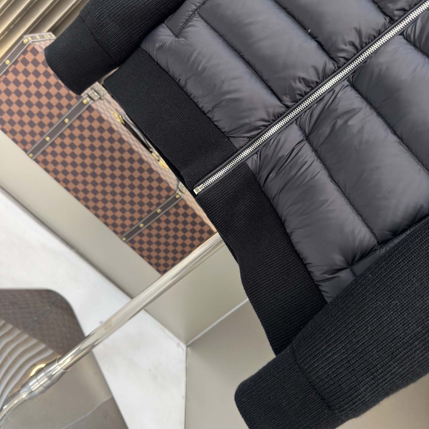 Moncler Color Block Zip Cardigan  - FashionPlug