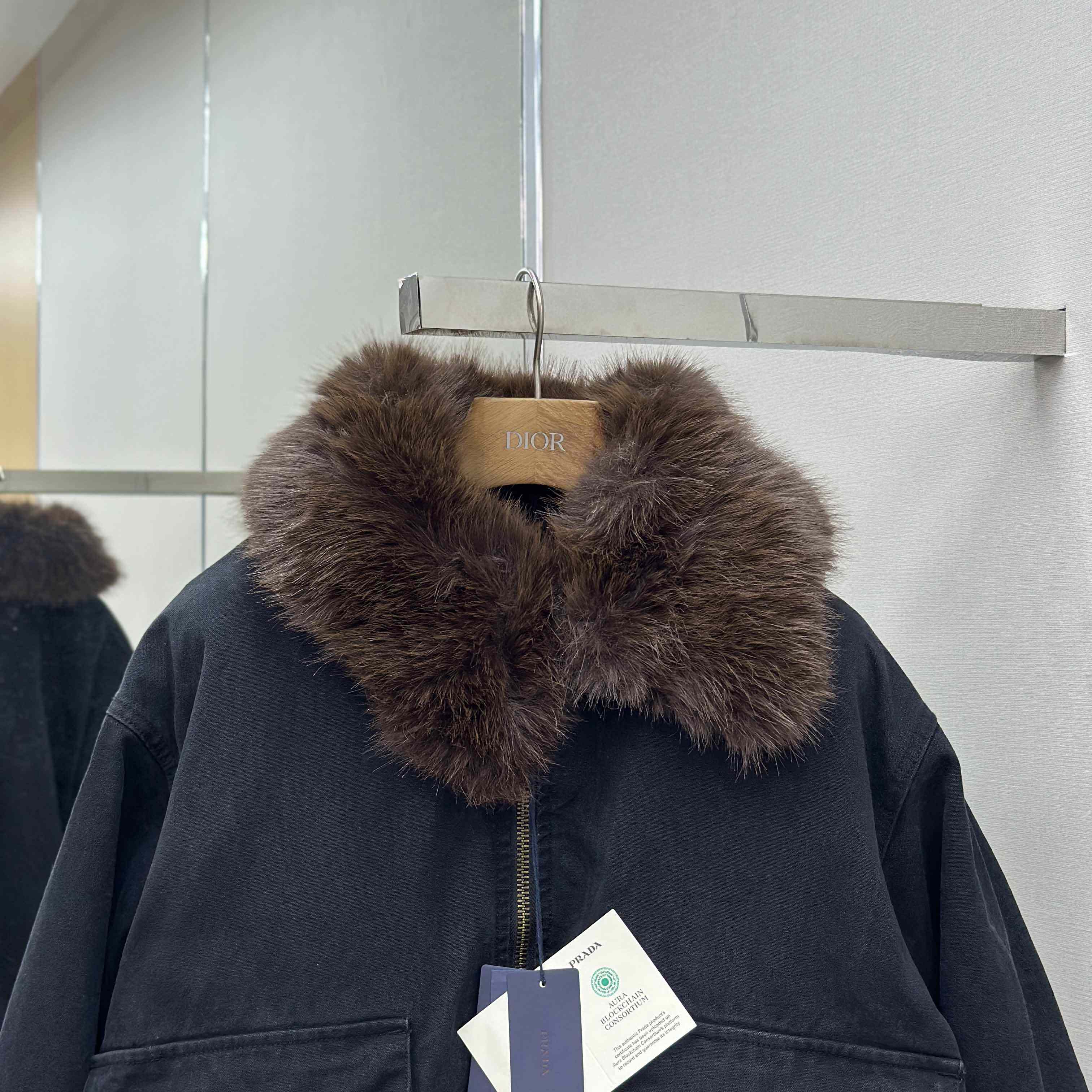 Prada Canvas Blouson Jacket - FashionPlug