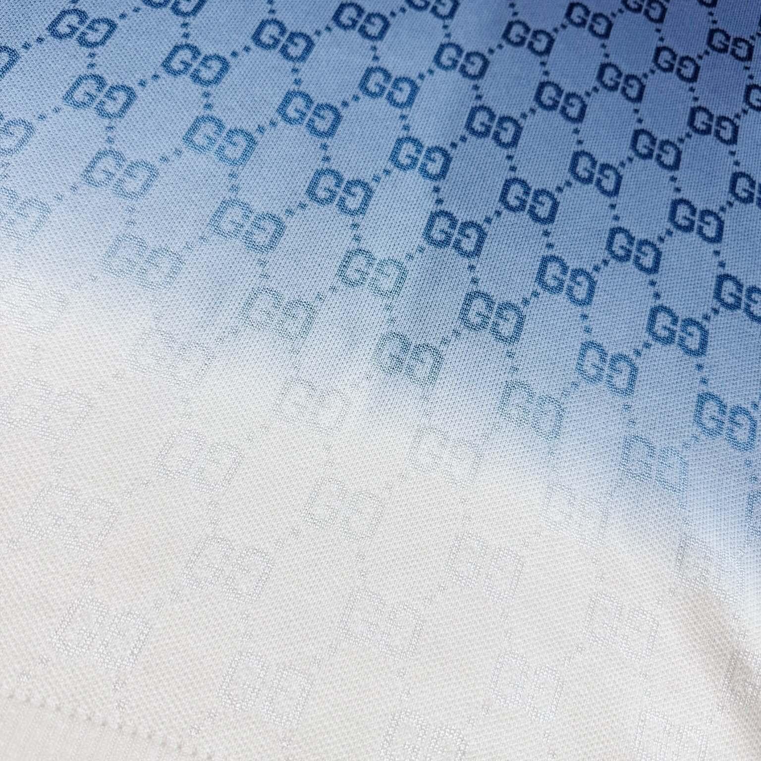 Gucci GG Cotton Knit Jacquard Polo Shirt - FashionPlug