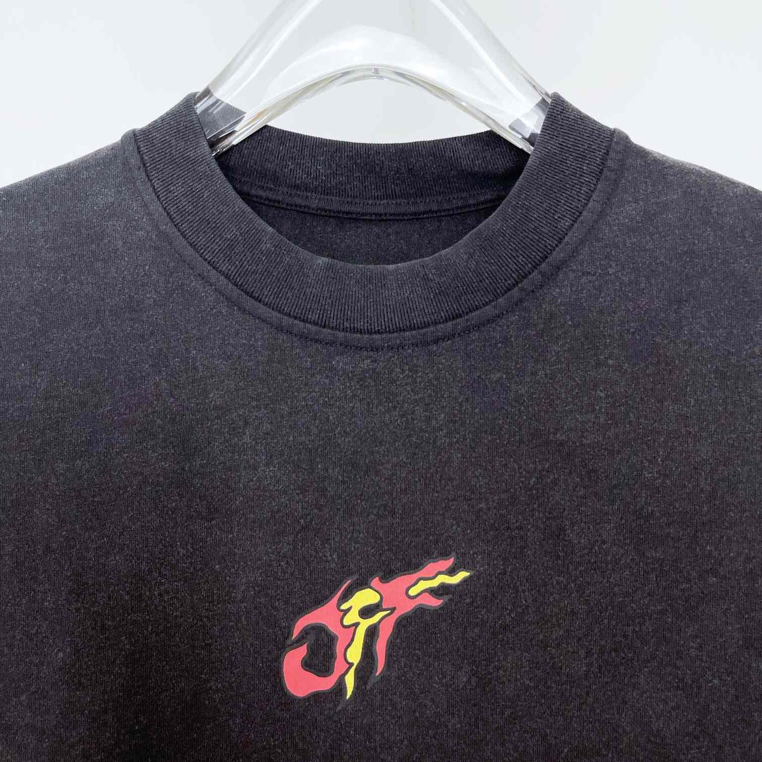 Off-White x BMC Paris Black Logo Oversized T-Shirt - FashionPlug