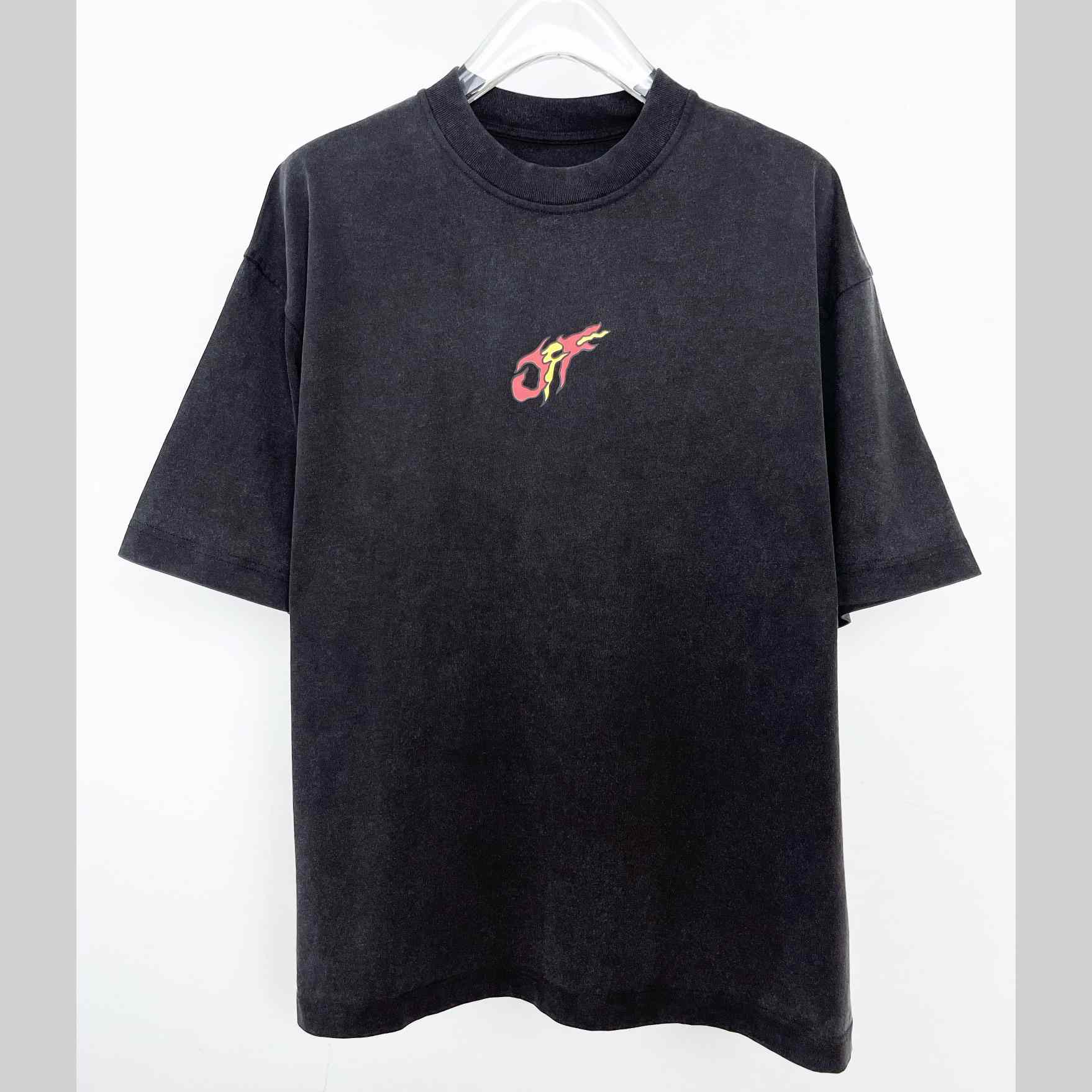 Off-White x BMC Paris Black Logo Oversized T-Shirt - FashionPlug