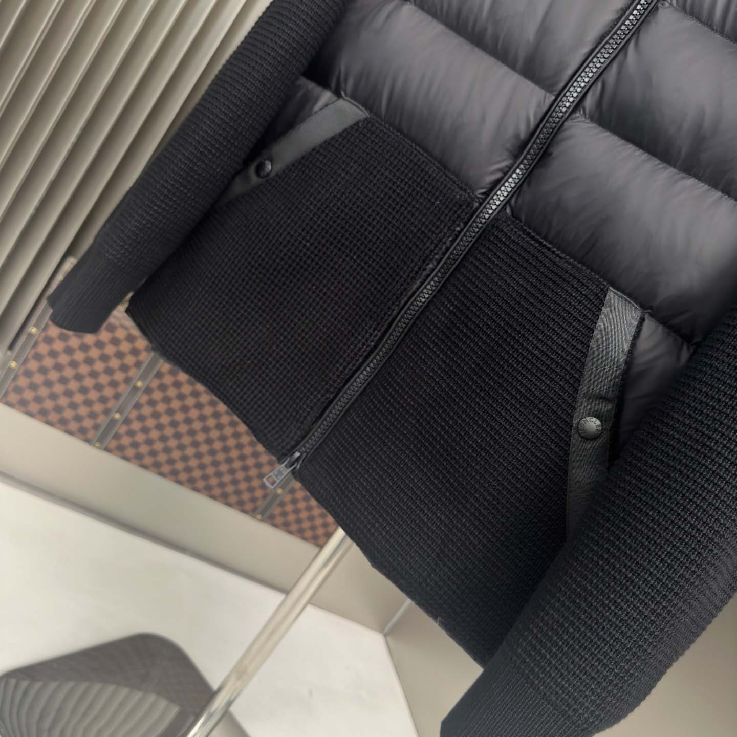 Moncler Padded Zip-Up Cardigan - FashionPlug